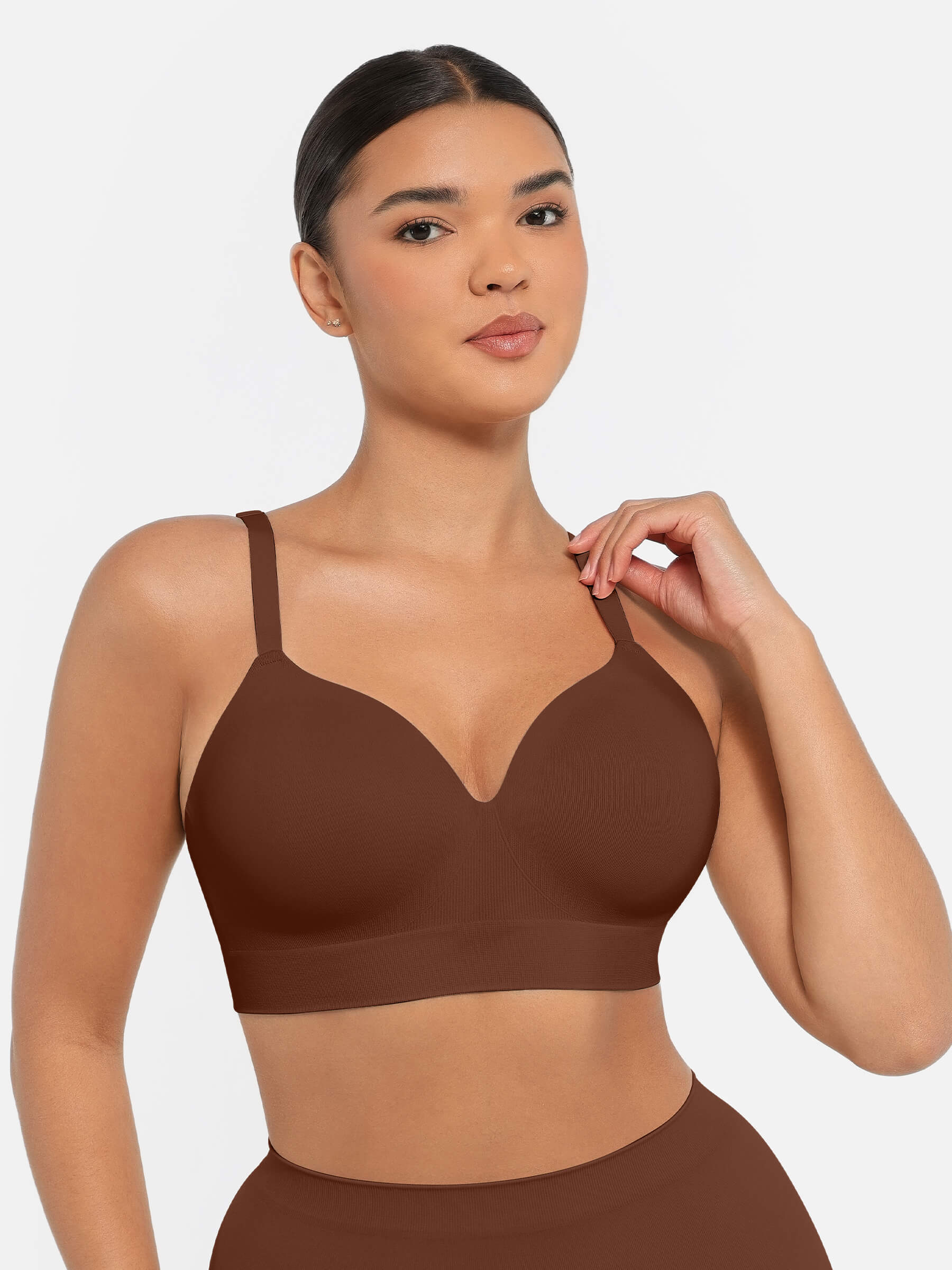 Feelingirl Wireless Push-Up Comfort Full Coverage Bra [BOGO]