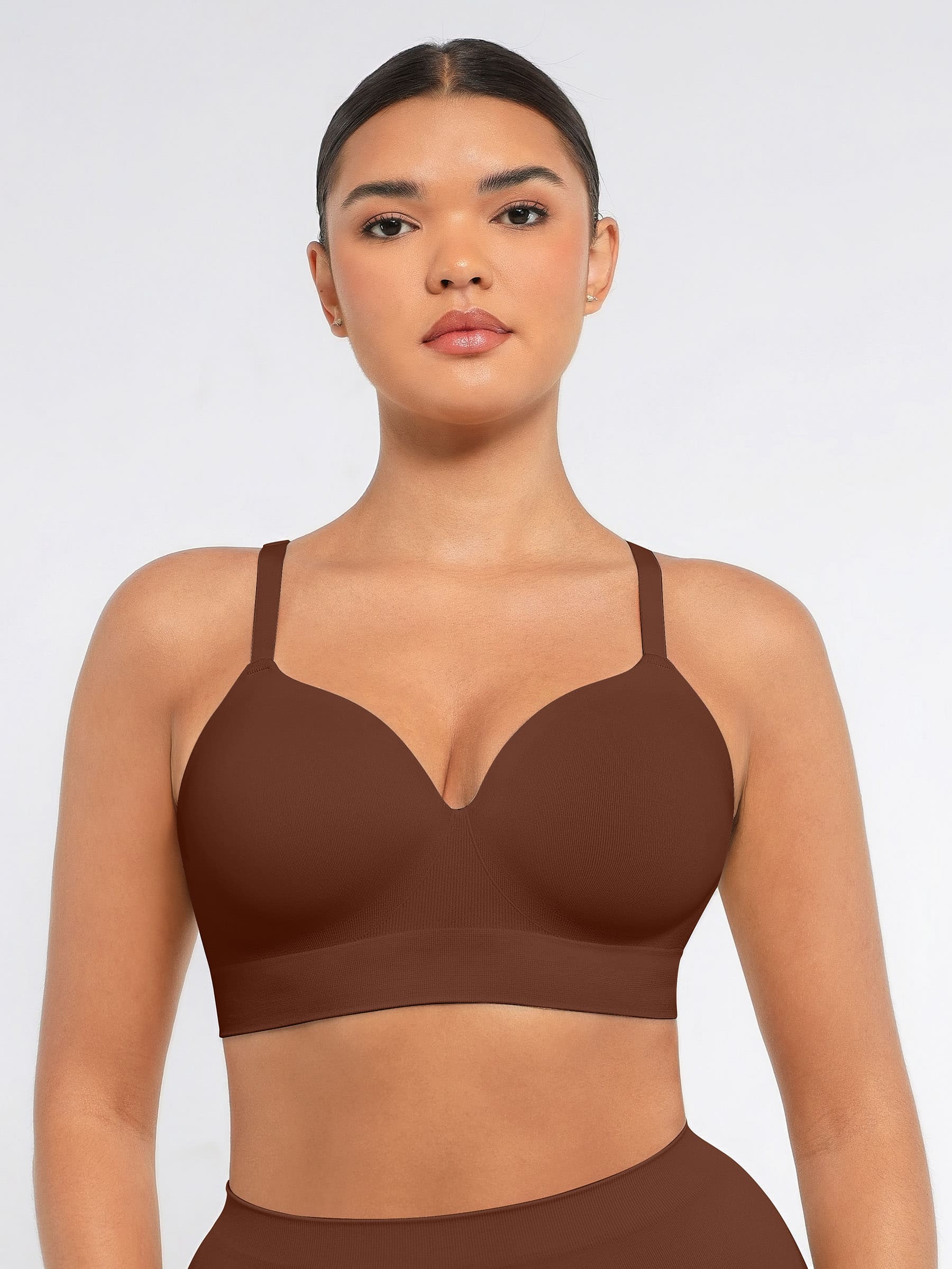 Feelingirl Seamless Shaper Dress + Push-Up Seamless Bra