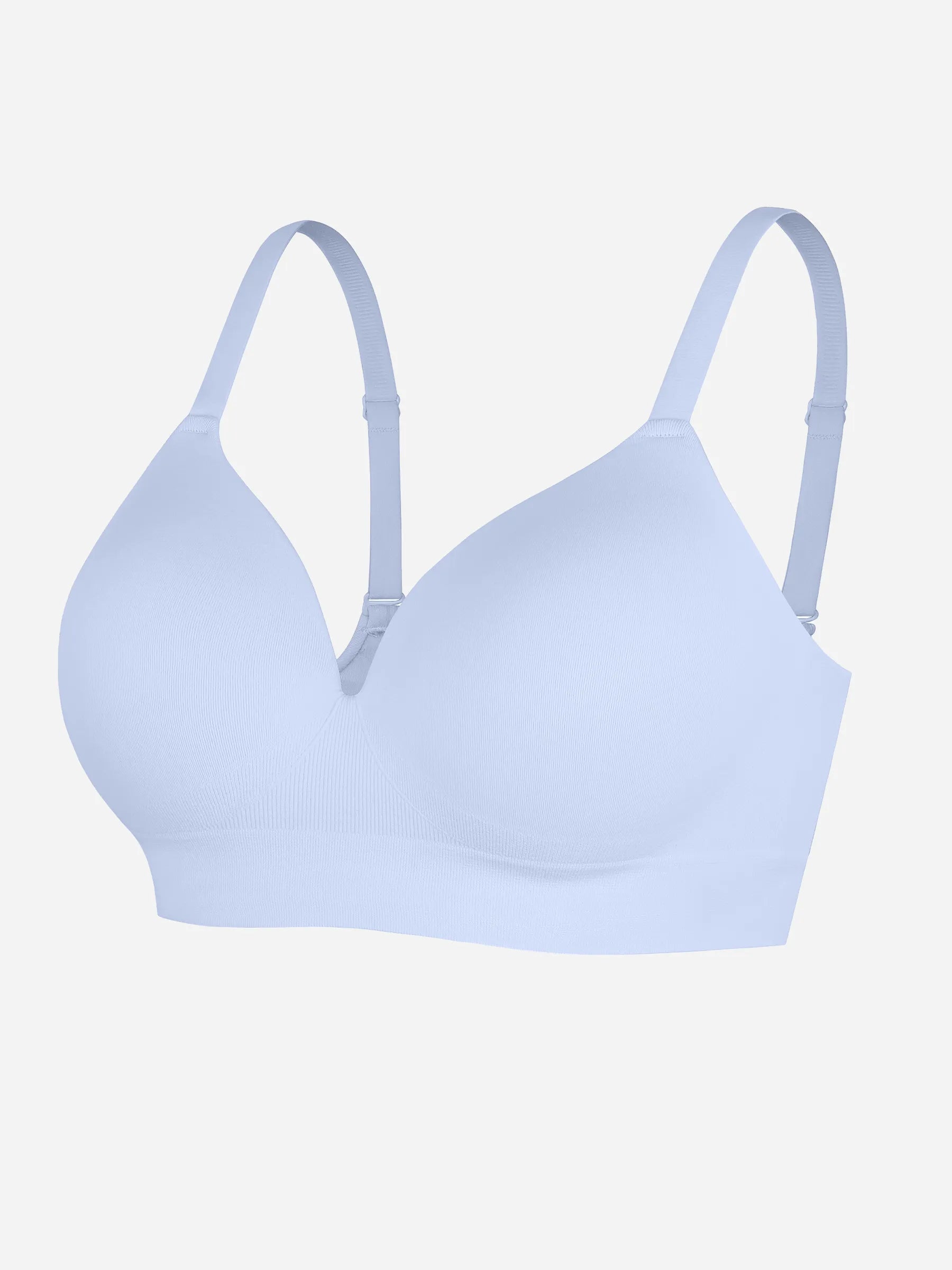Feelingirl Wireless Push-Up Seamless Comfort Full Coverage Bra