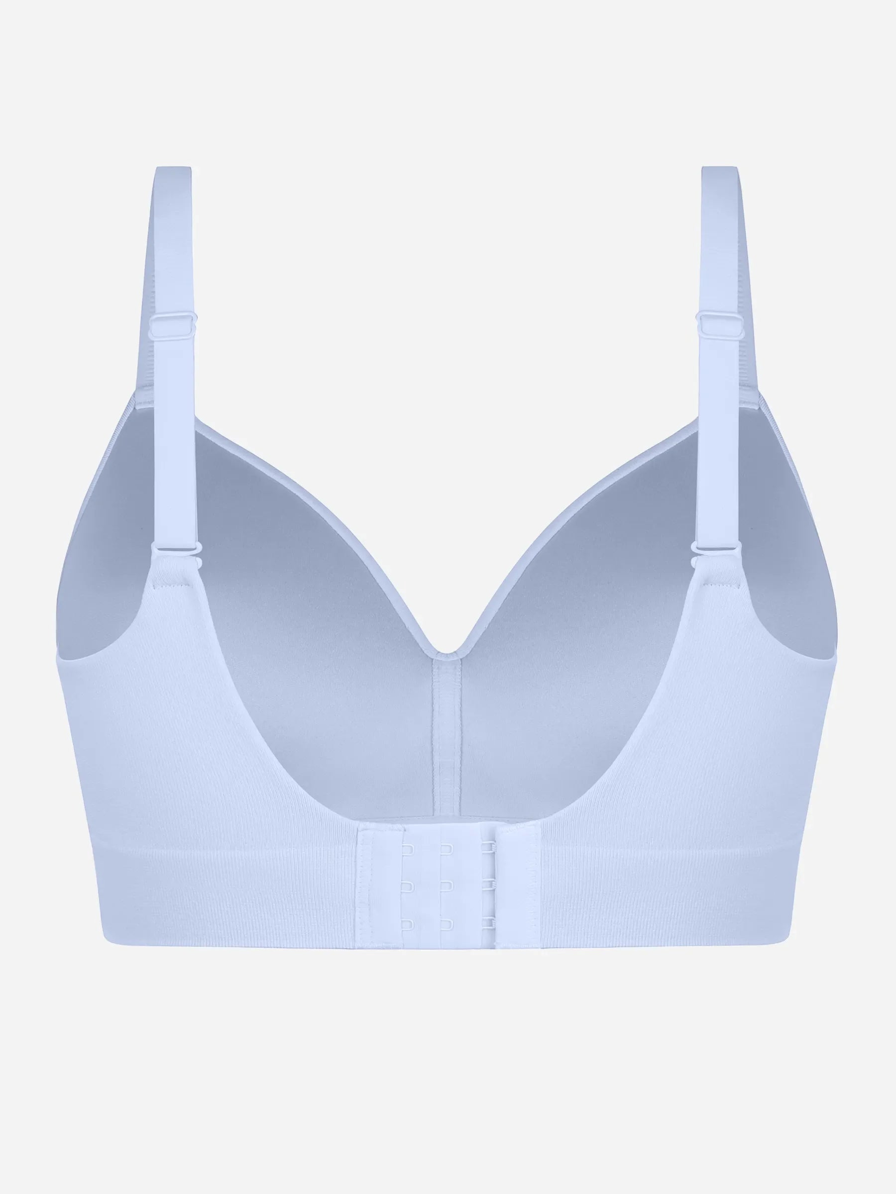 Feelingirl Wireless Push-Up Seamless Comfort Full Coverage Bra