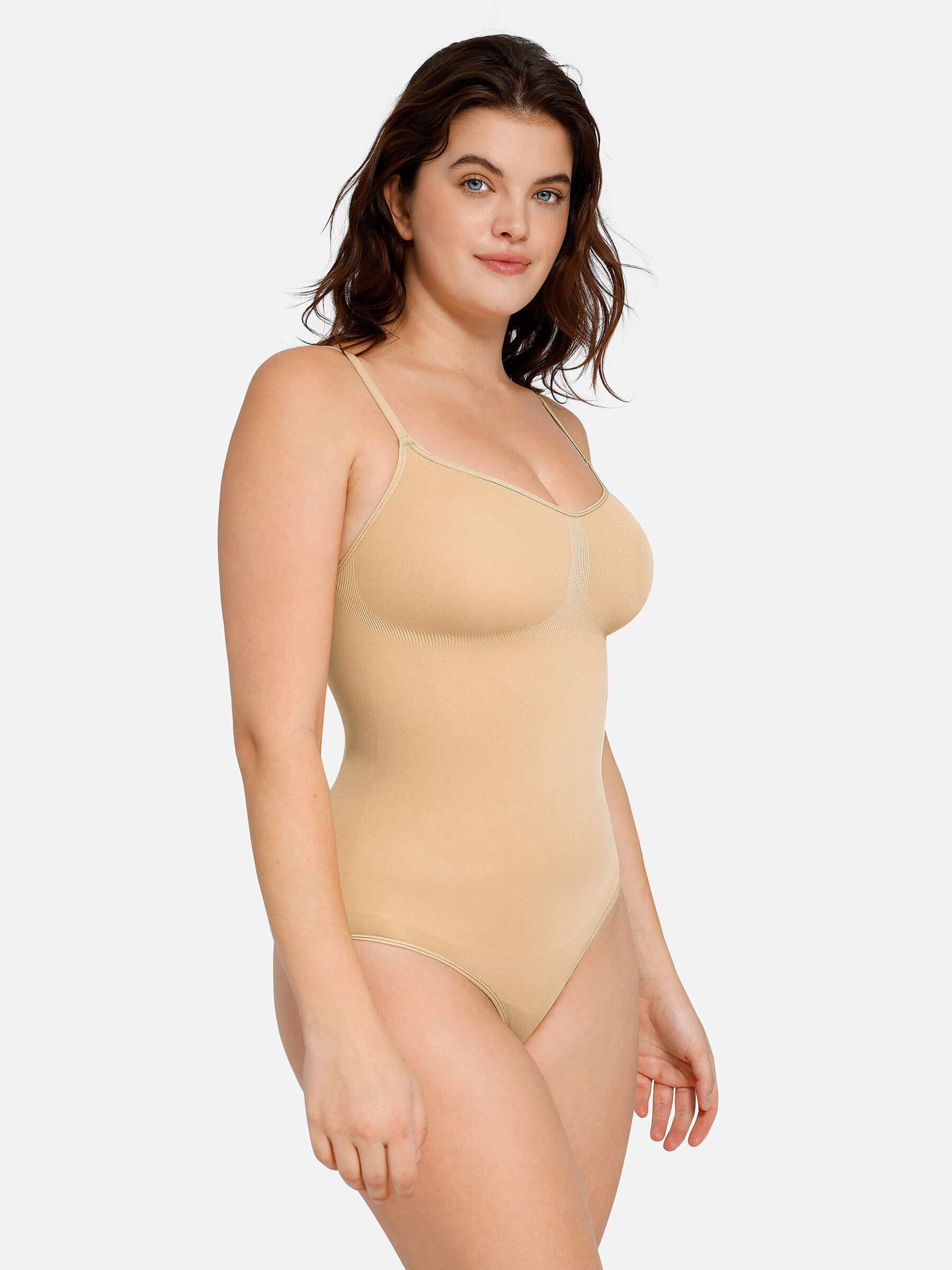 Feelingirl Everyday Wear Seamless Thong Bodysuit