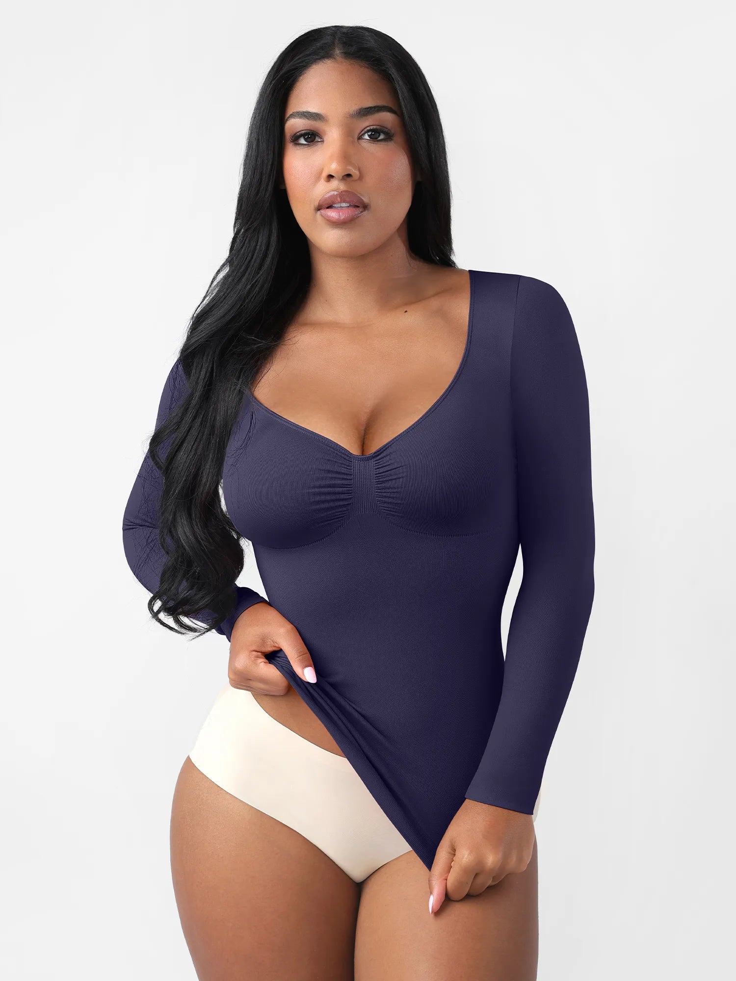 Feelingirl Everyday Seamless Long Sleeve Shaper