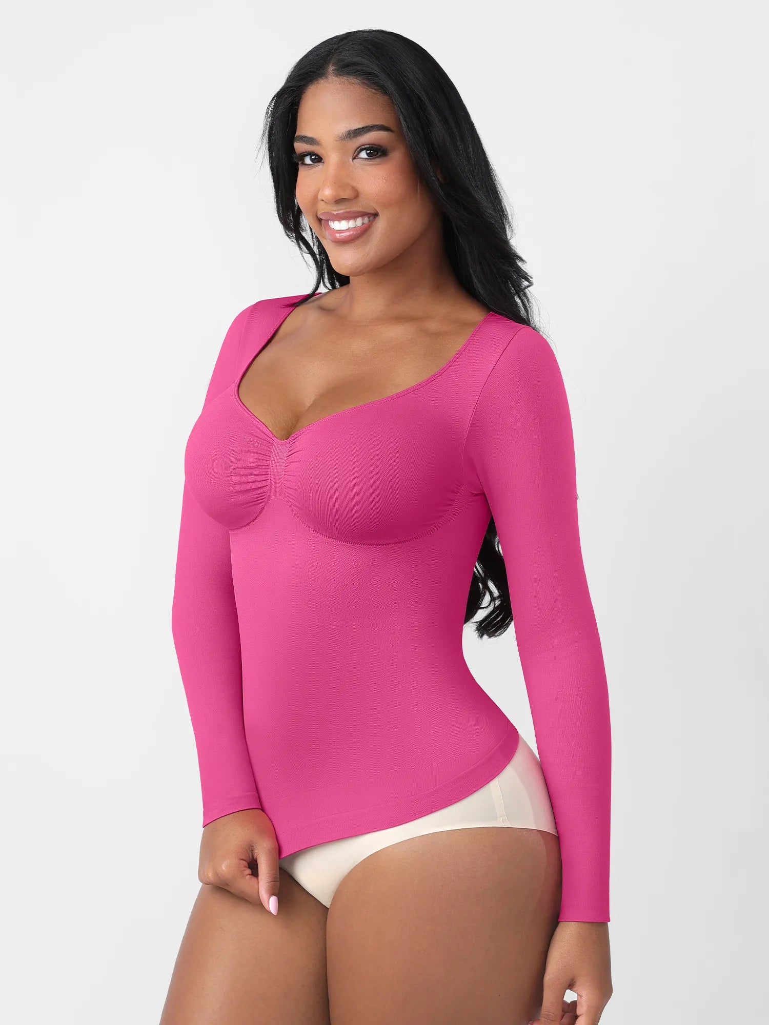 Feelingirl Everyday Seamless Long Sleeve Shaper
