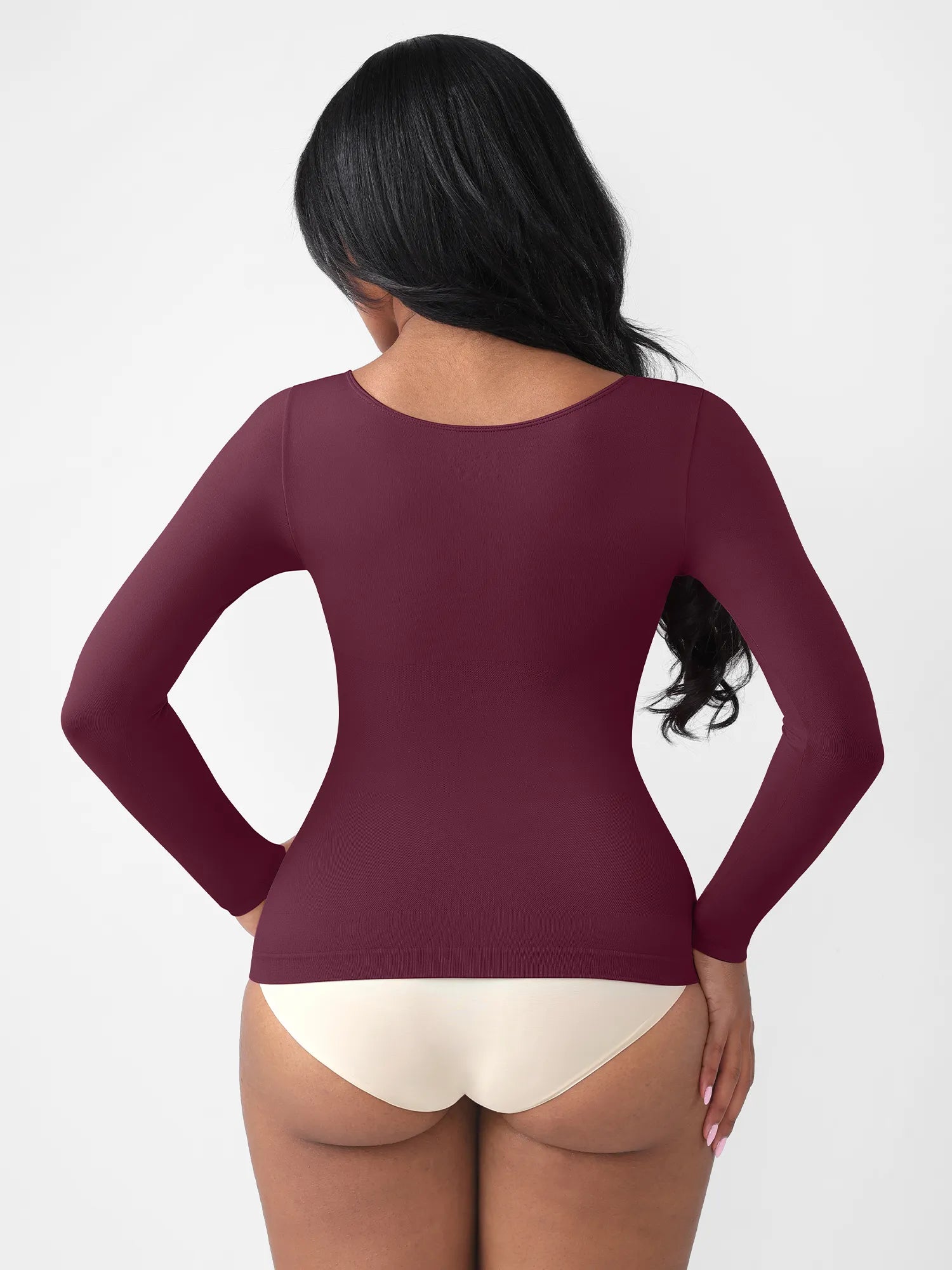 Feelingirl Everyday Seamless Long Sleeve Shaper