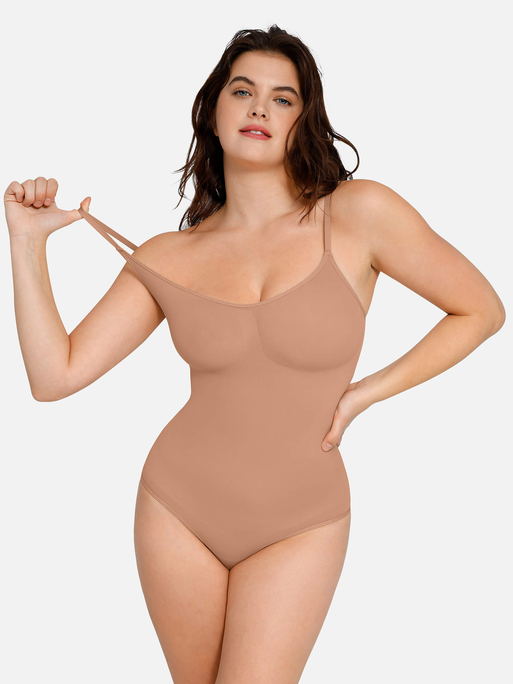 Feelingirl Everyday Wear Seamless Thong Bodysuit