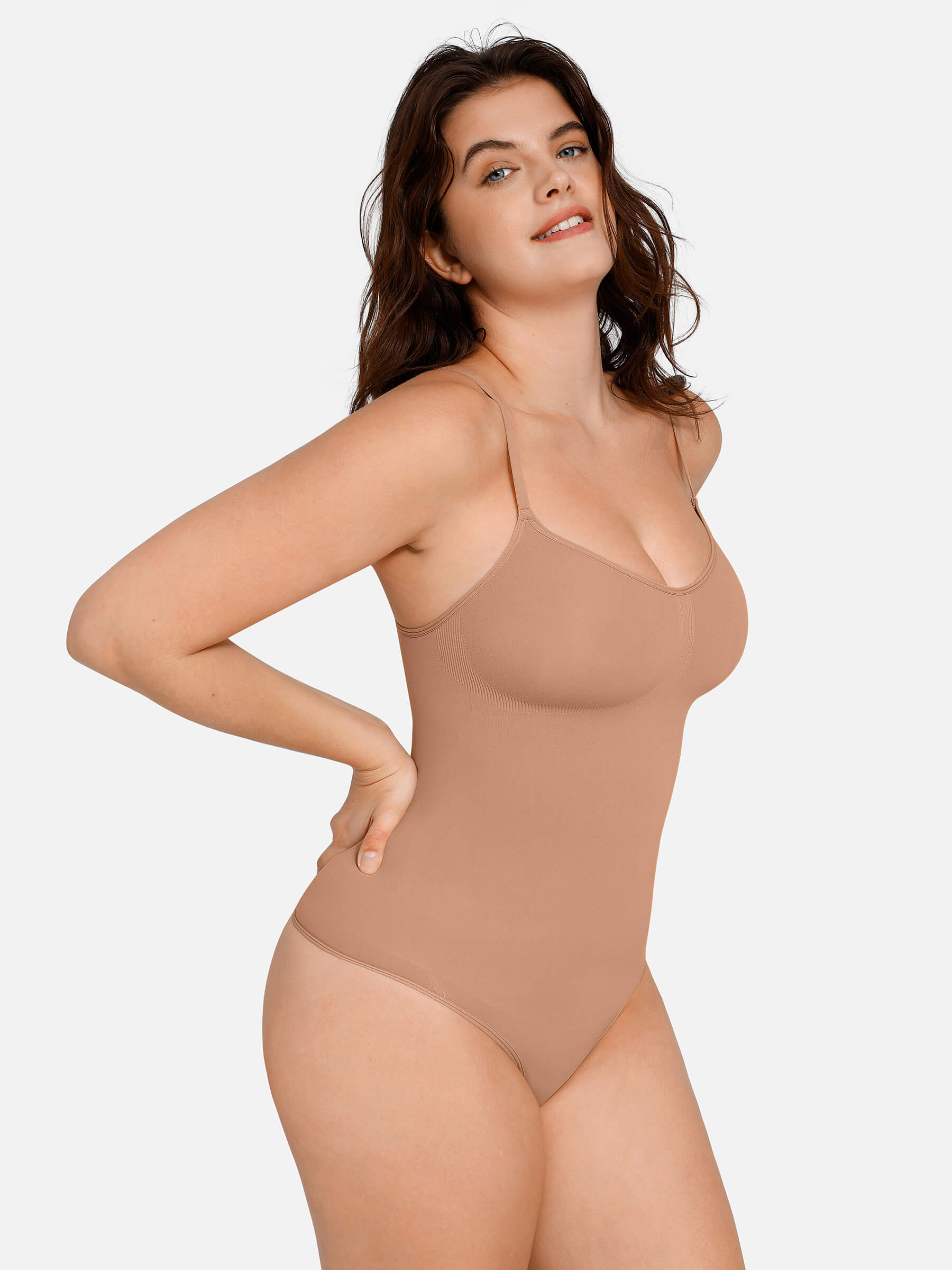 Feelingirl Everyday Wear Seamless Thong Bodysuit