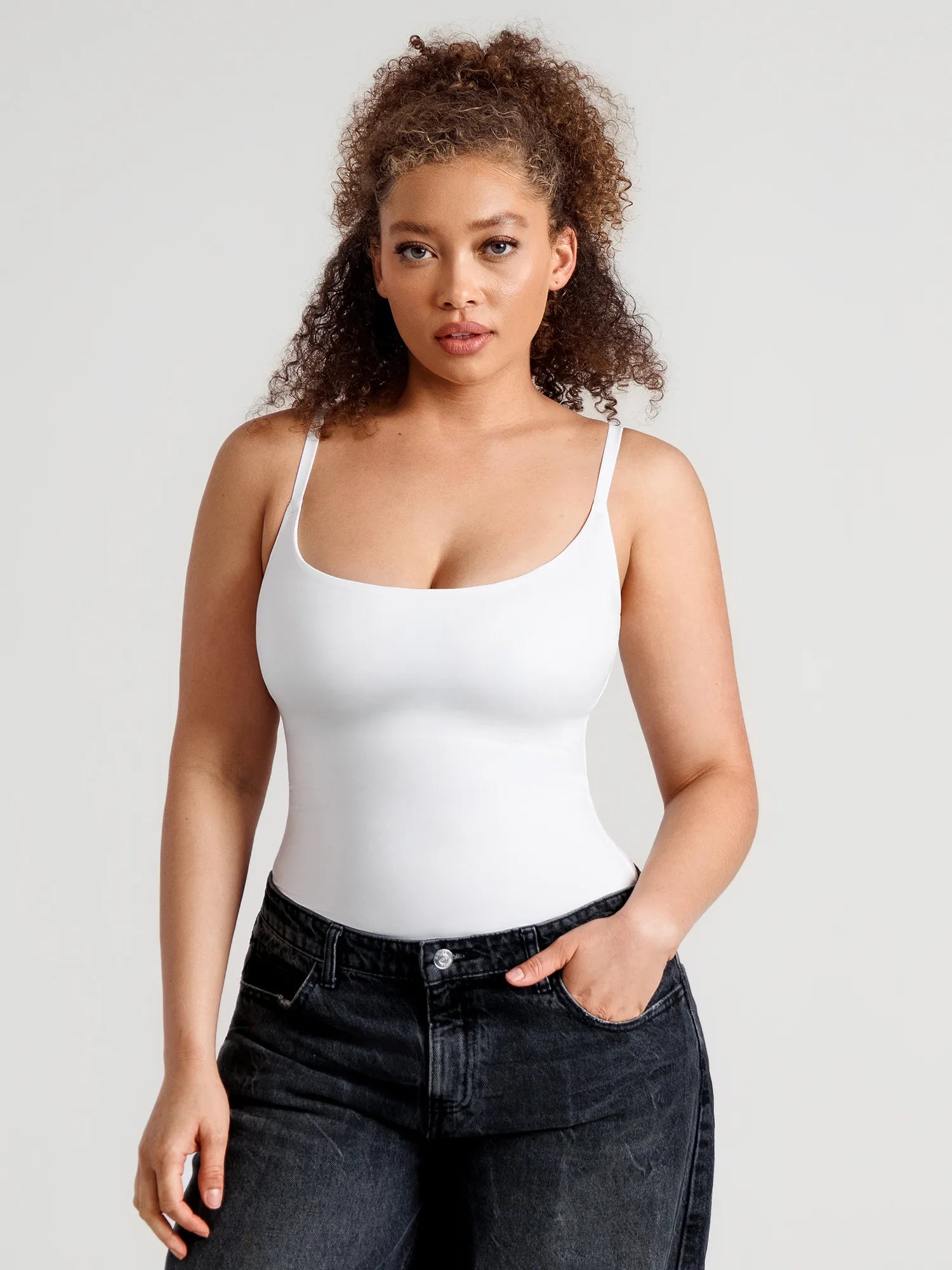 Feelingirl FeelSoft™ Light Smoothing Scoop-Neck Top