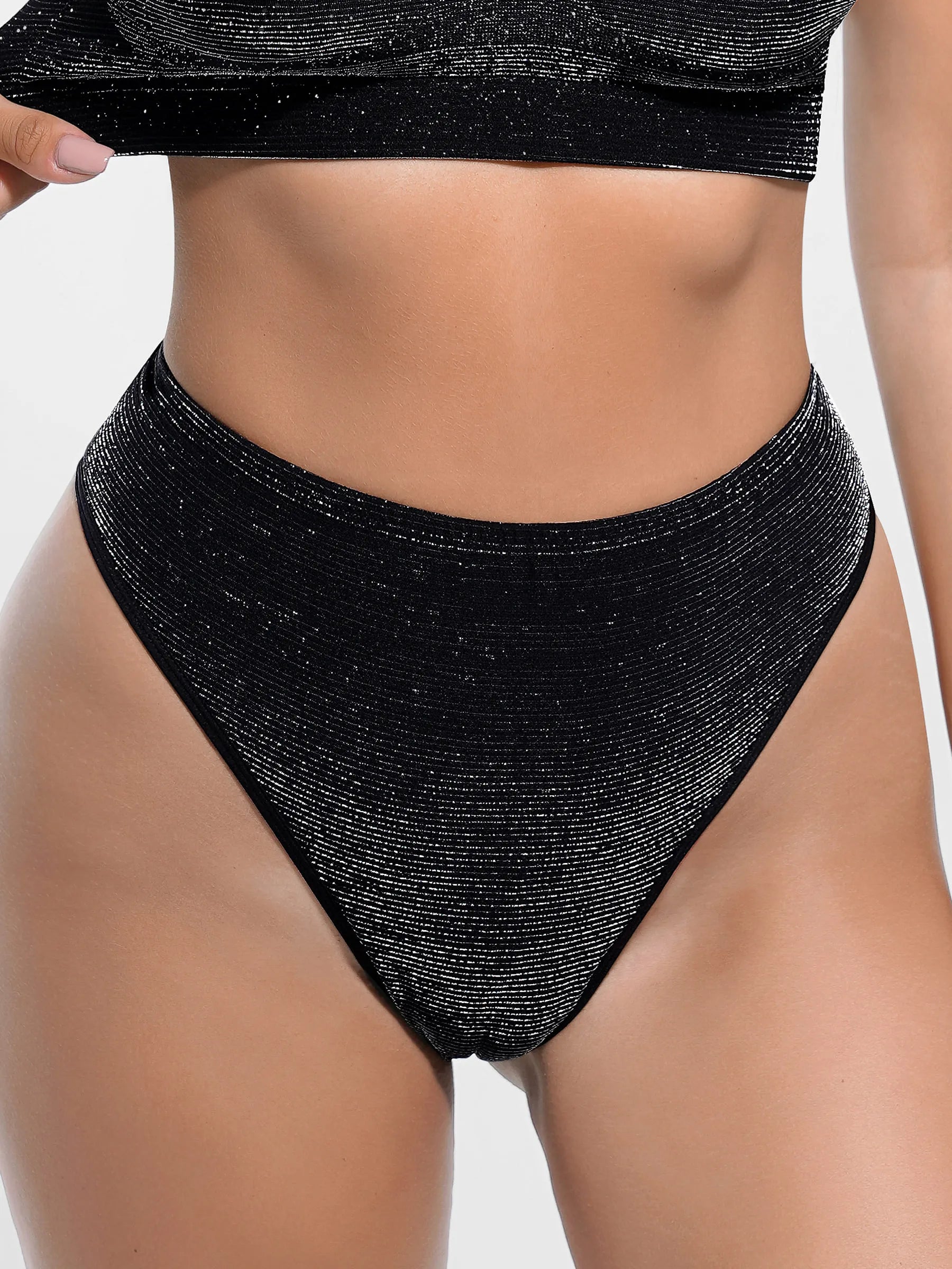 Feelingirl Seamless Shimmer Low-Rise Thong