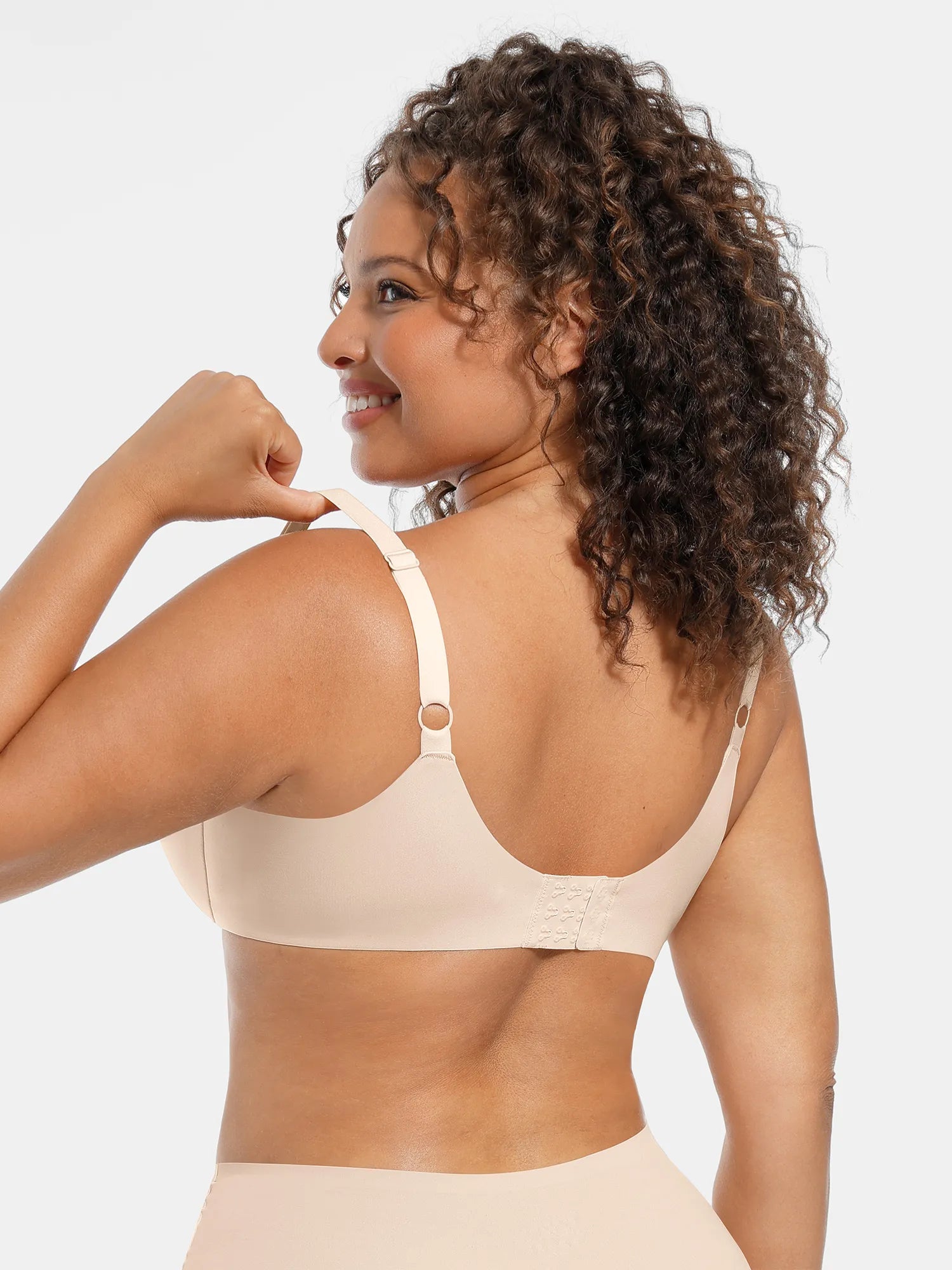 Feelingirl Adjustable Deep V-Neck Underwire Bra