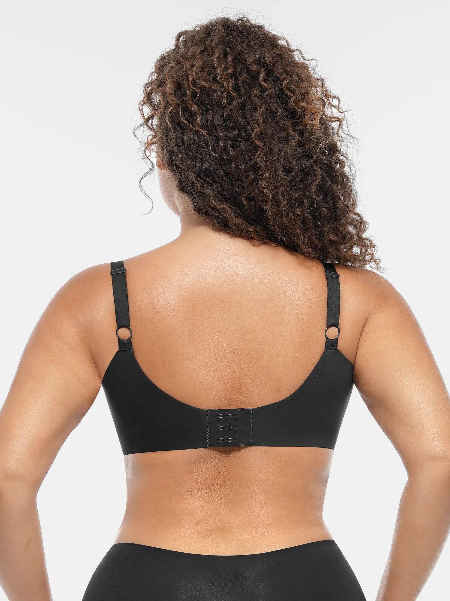 Feelingirl Underwire Adjustable Deep V-neck Bra