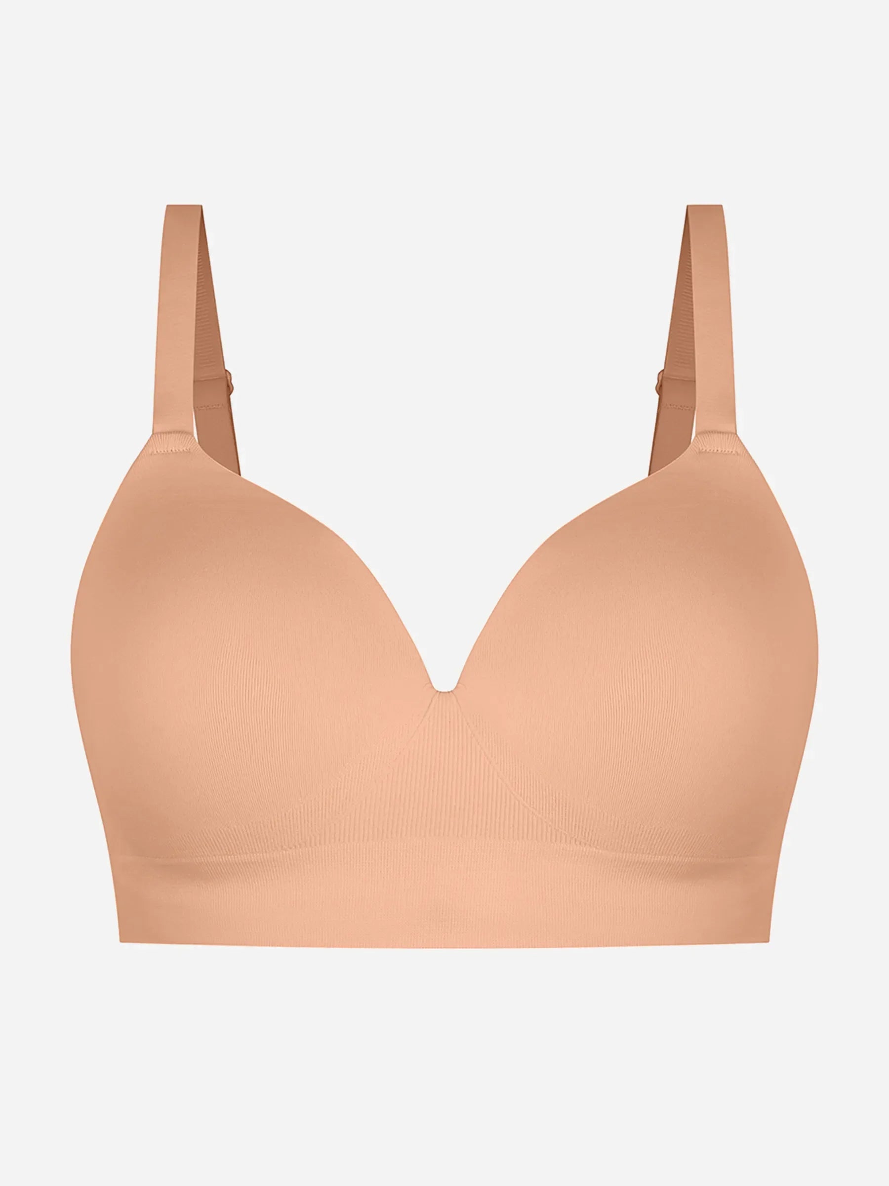 Feelingirl Wireless Push-Up Seamless Comfort Full Coverage Bra