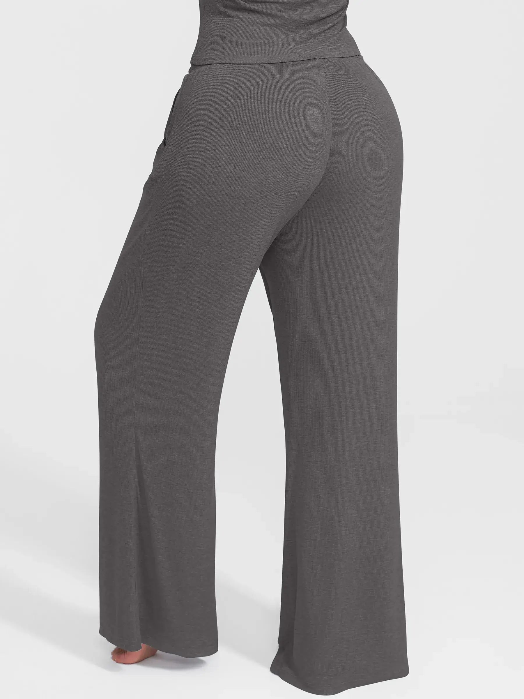 Feelingirl Breathable Ribbed Loungewear Pants
