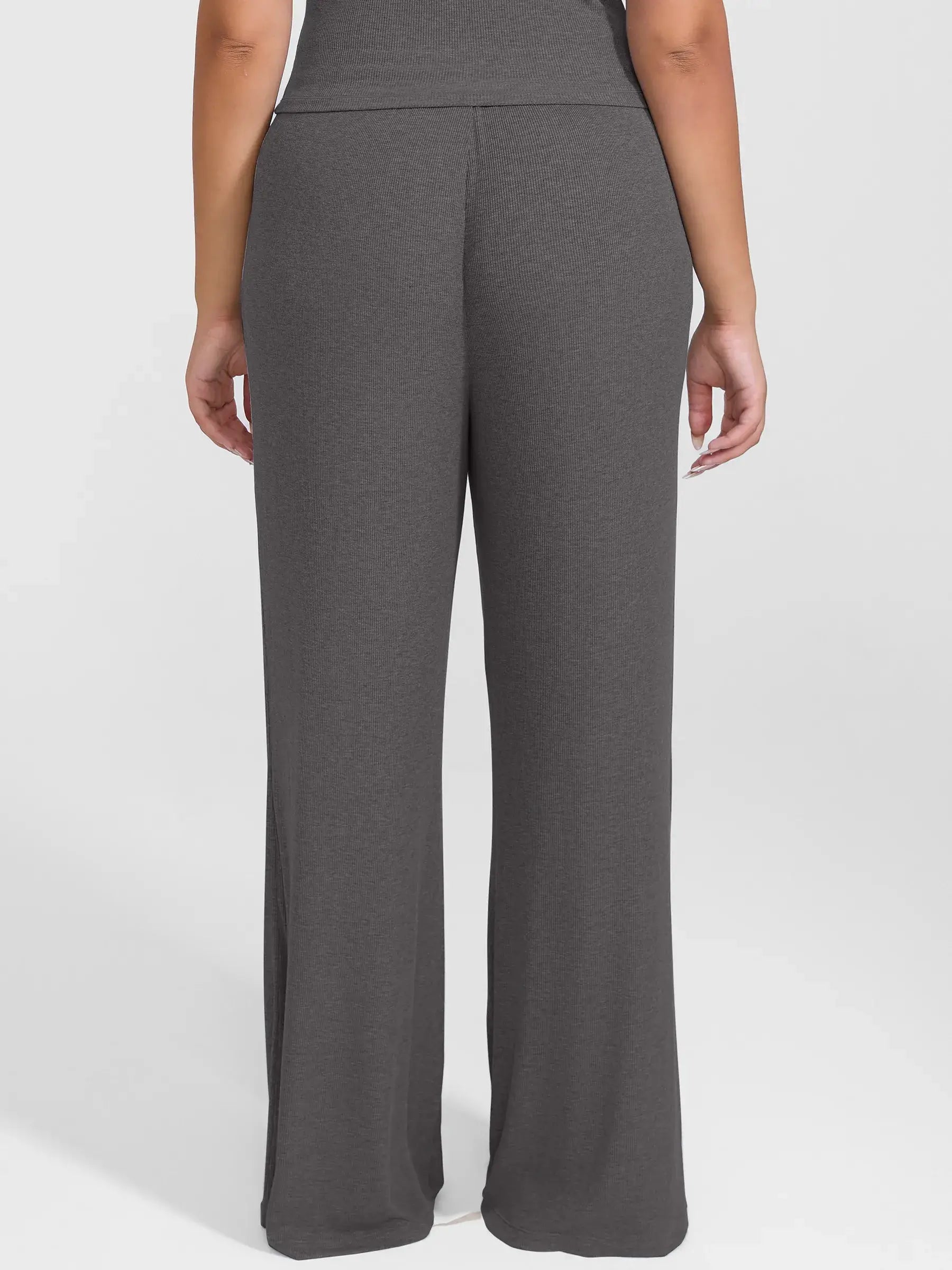 Feelingirl Breathable Ribbed Loungewear Pants