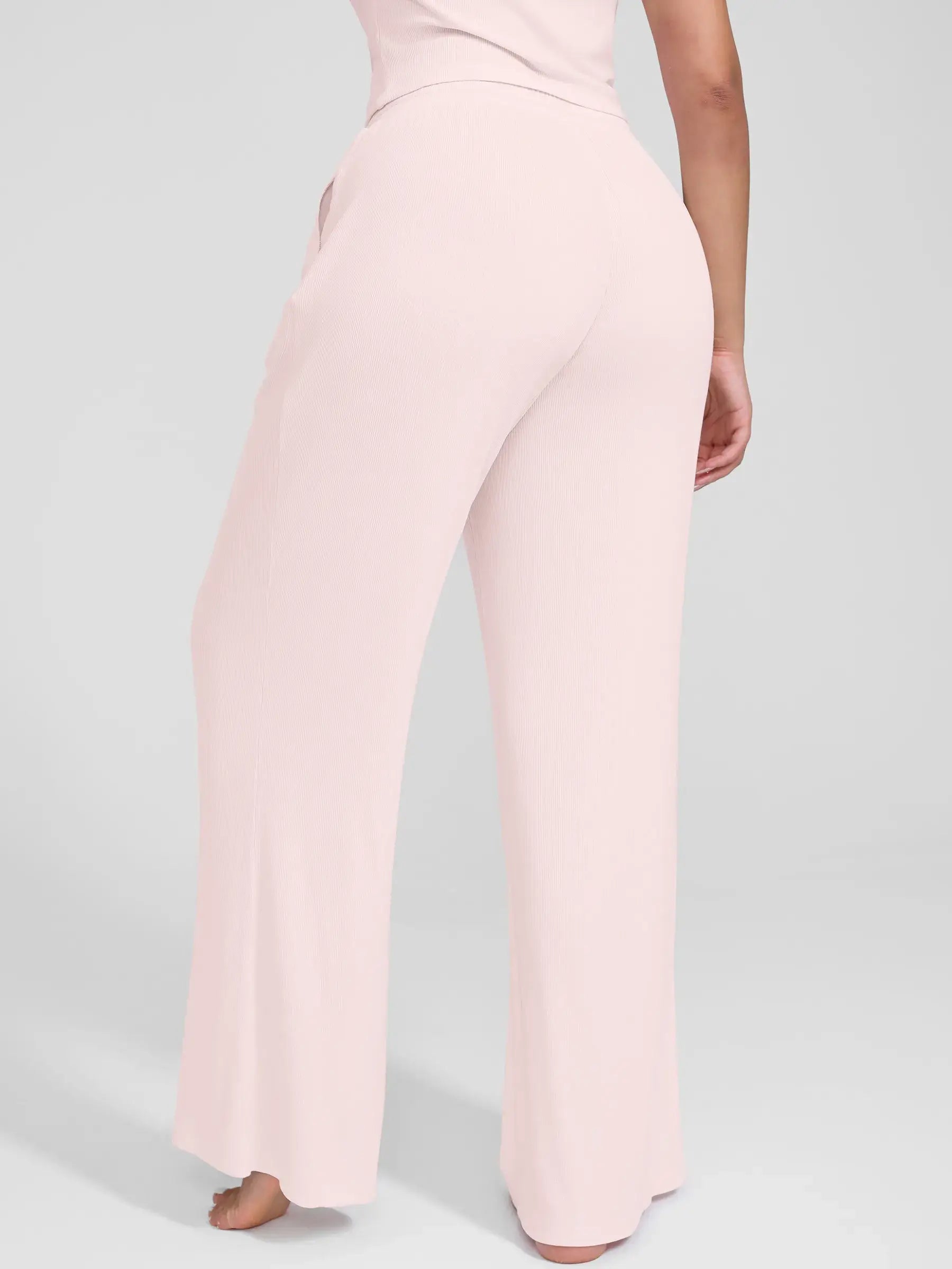 Feelingirl Breathable Ribbed Loungewear Pants