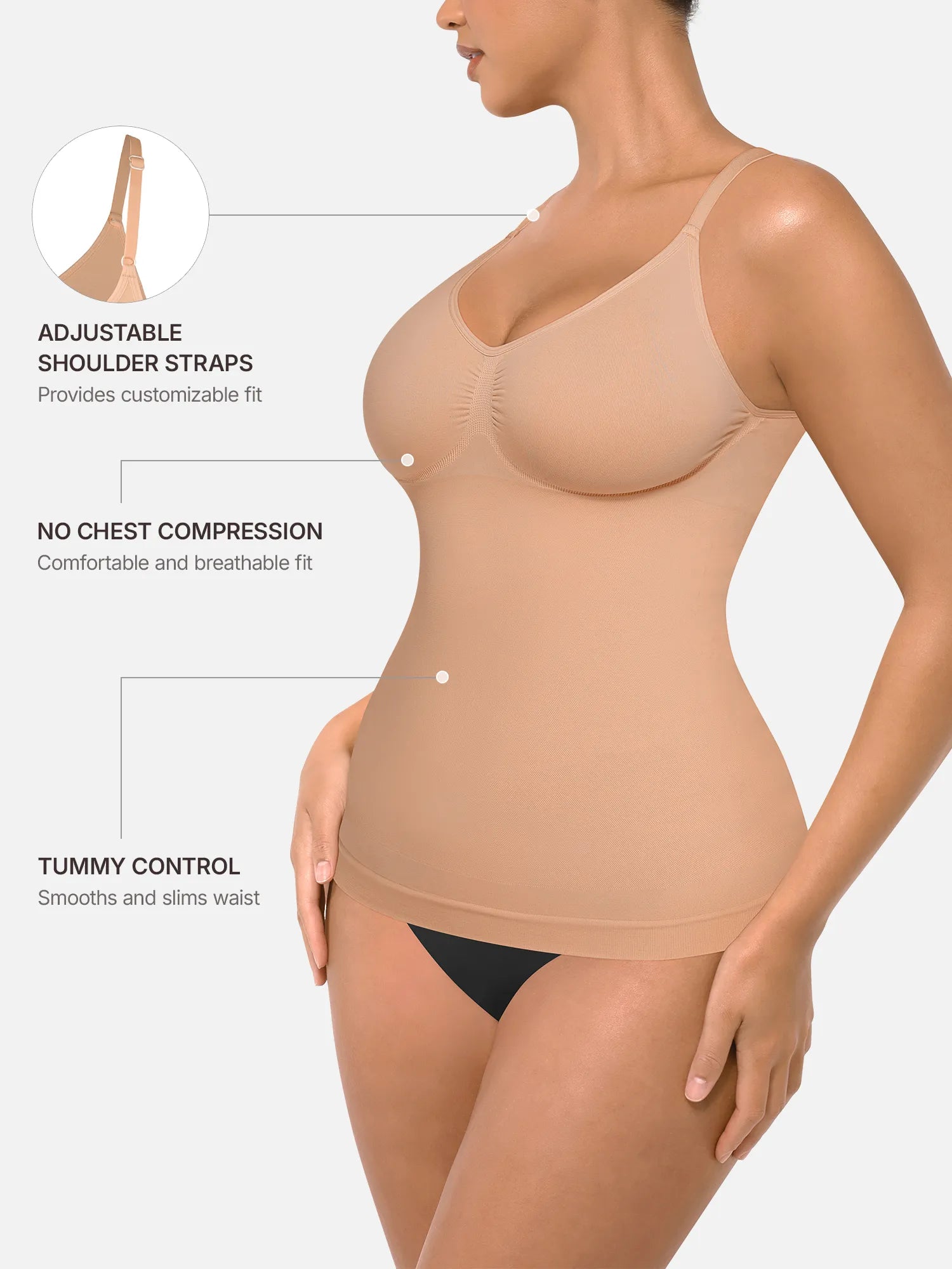 Feelingirl Bust Support Waist and Abdomen Control Bundle