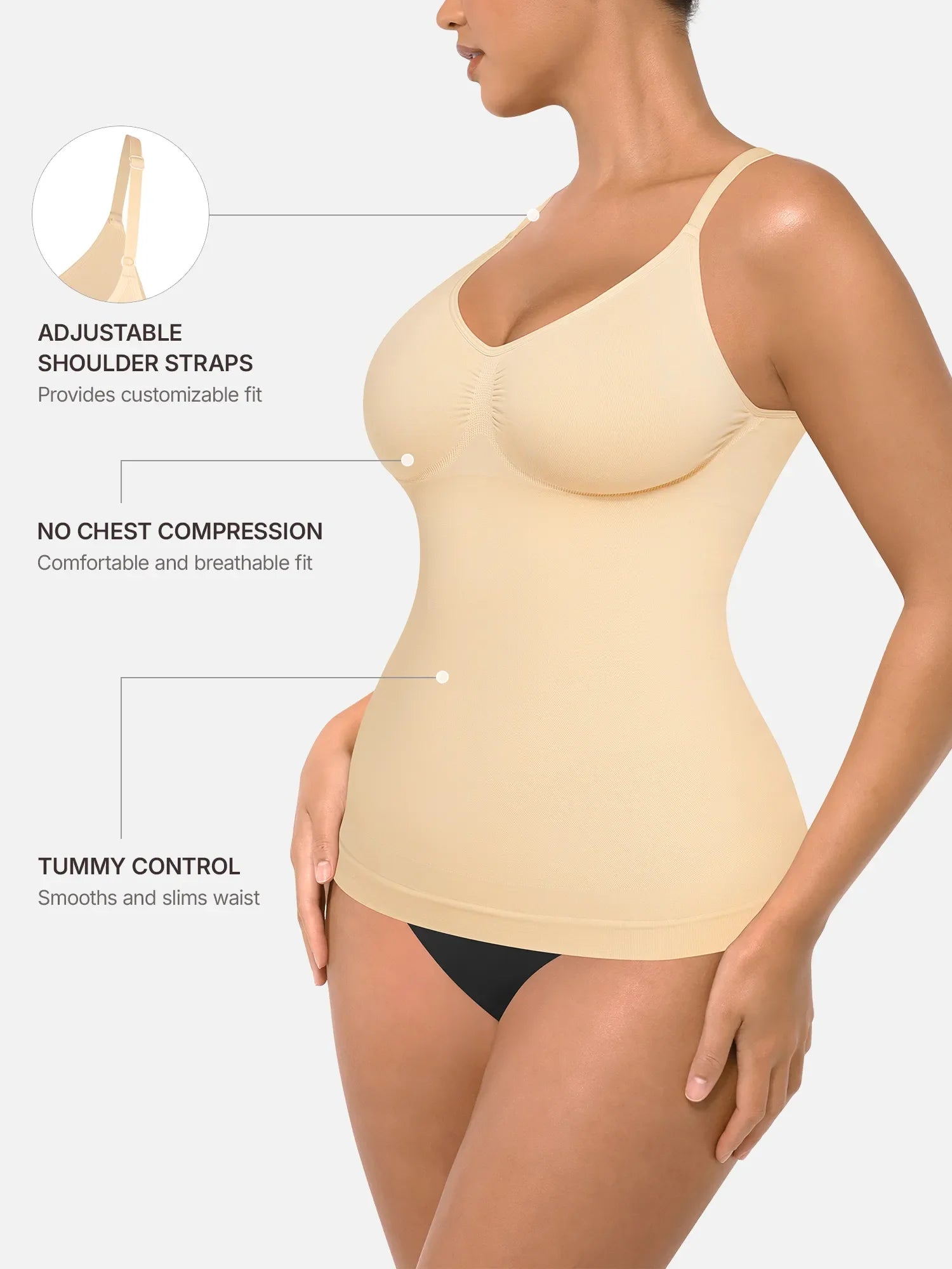 Feelingirl Bust Support Waist and Abdomen Control Bundle