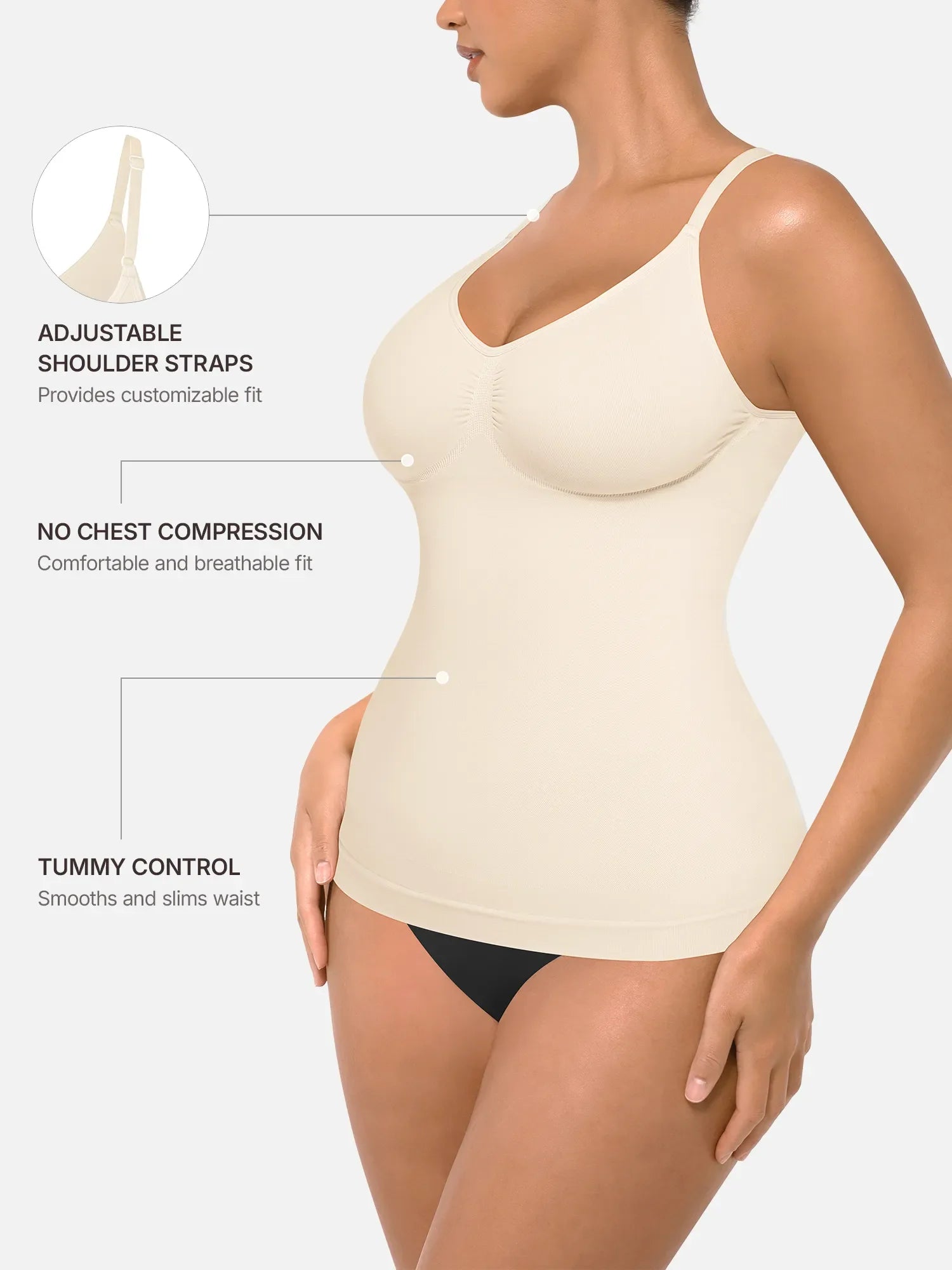 Feelingirl Bust Support Waist and Abdomen Control Bundle
