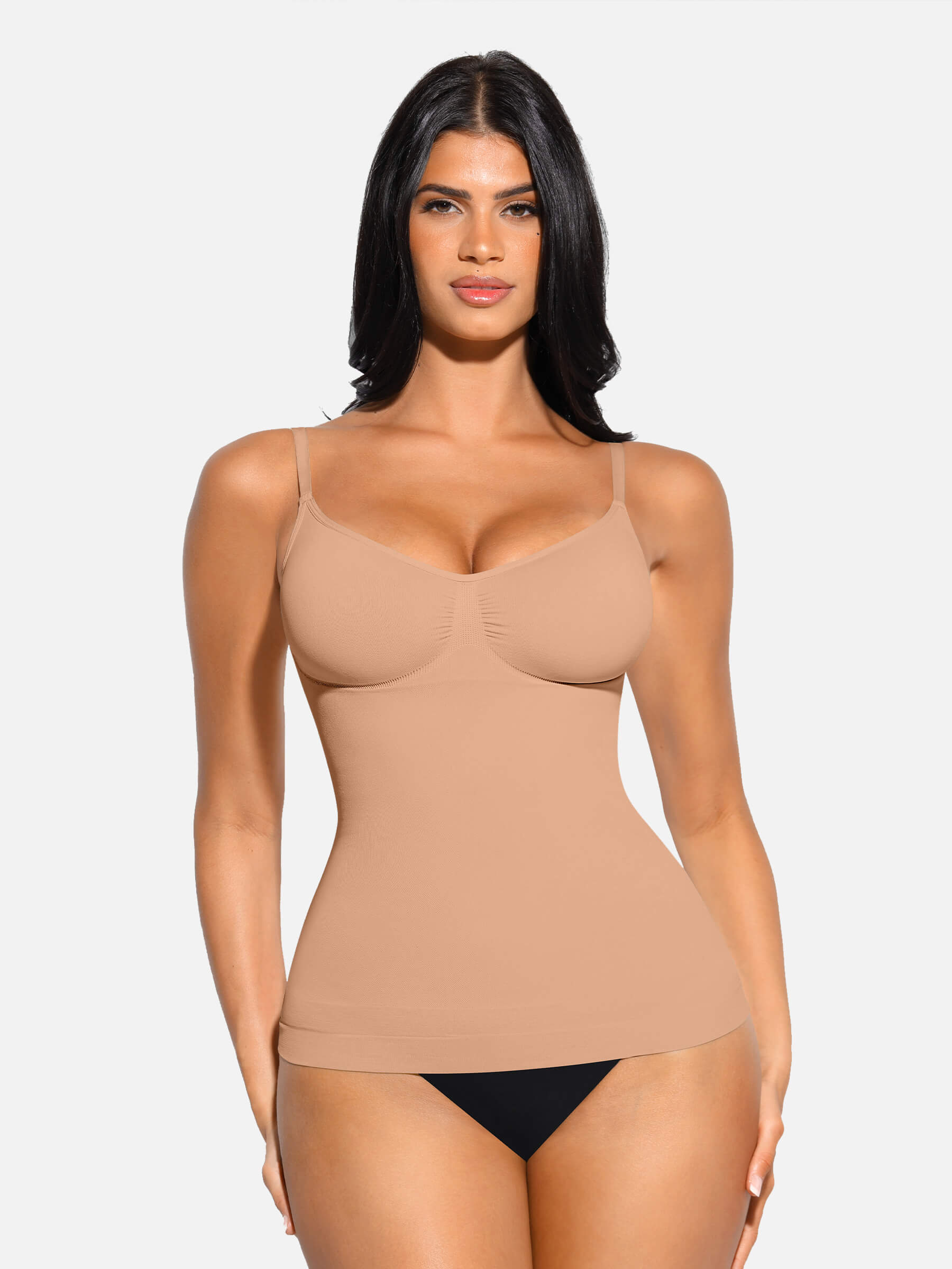 Feelingirl 3-Pack Bust Support and Waist Control Shape Tank Top Bundle