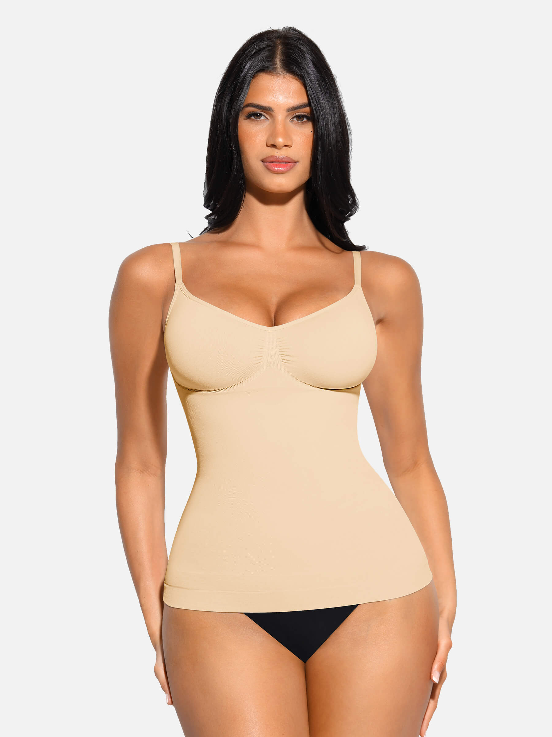 Feelingirl 3-Pack Bust Support and Waist Control Shape Tank Top Bundle