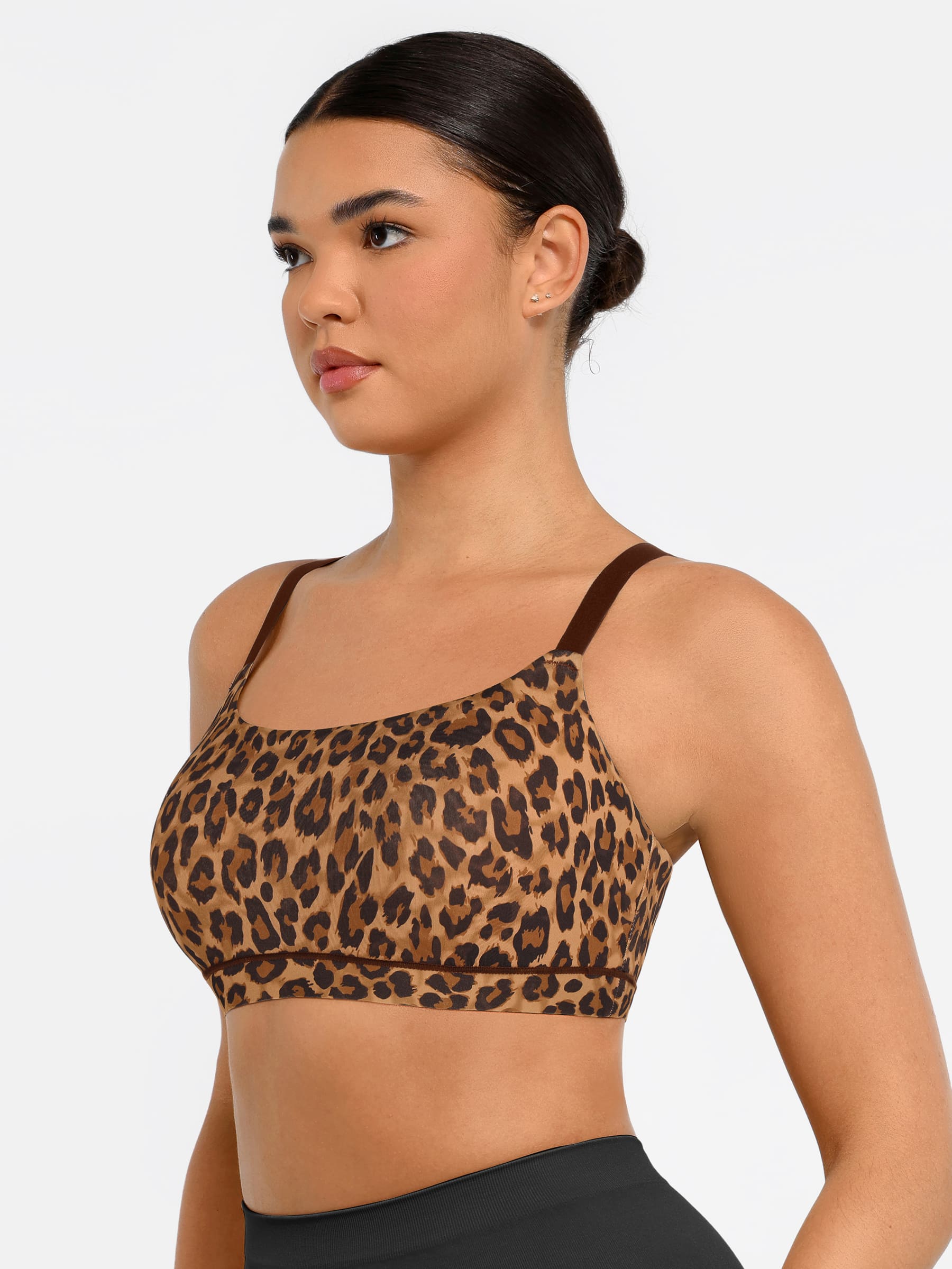 Feelingirl Everyday Wireless Invisible Square Neck Bra