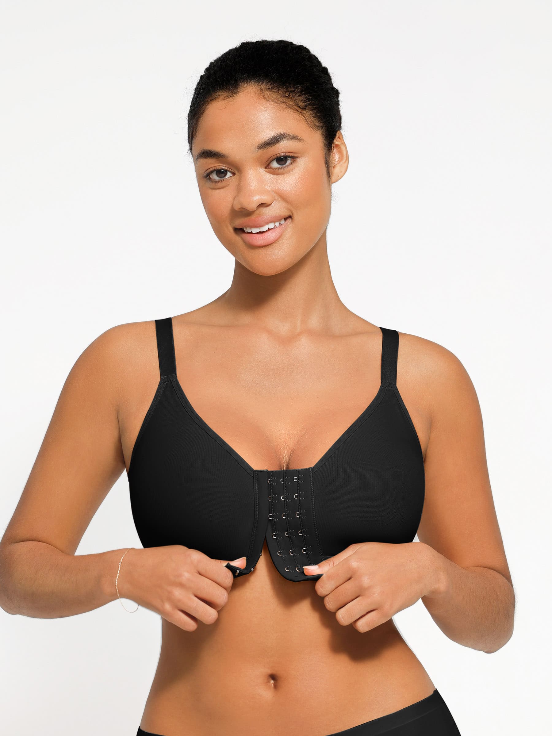 Feelingirl Full Coverage Front Closure Post-Operation Bra