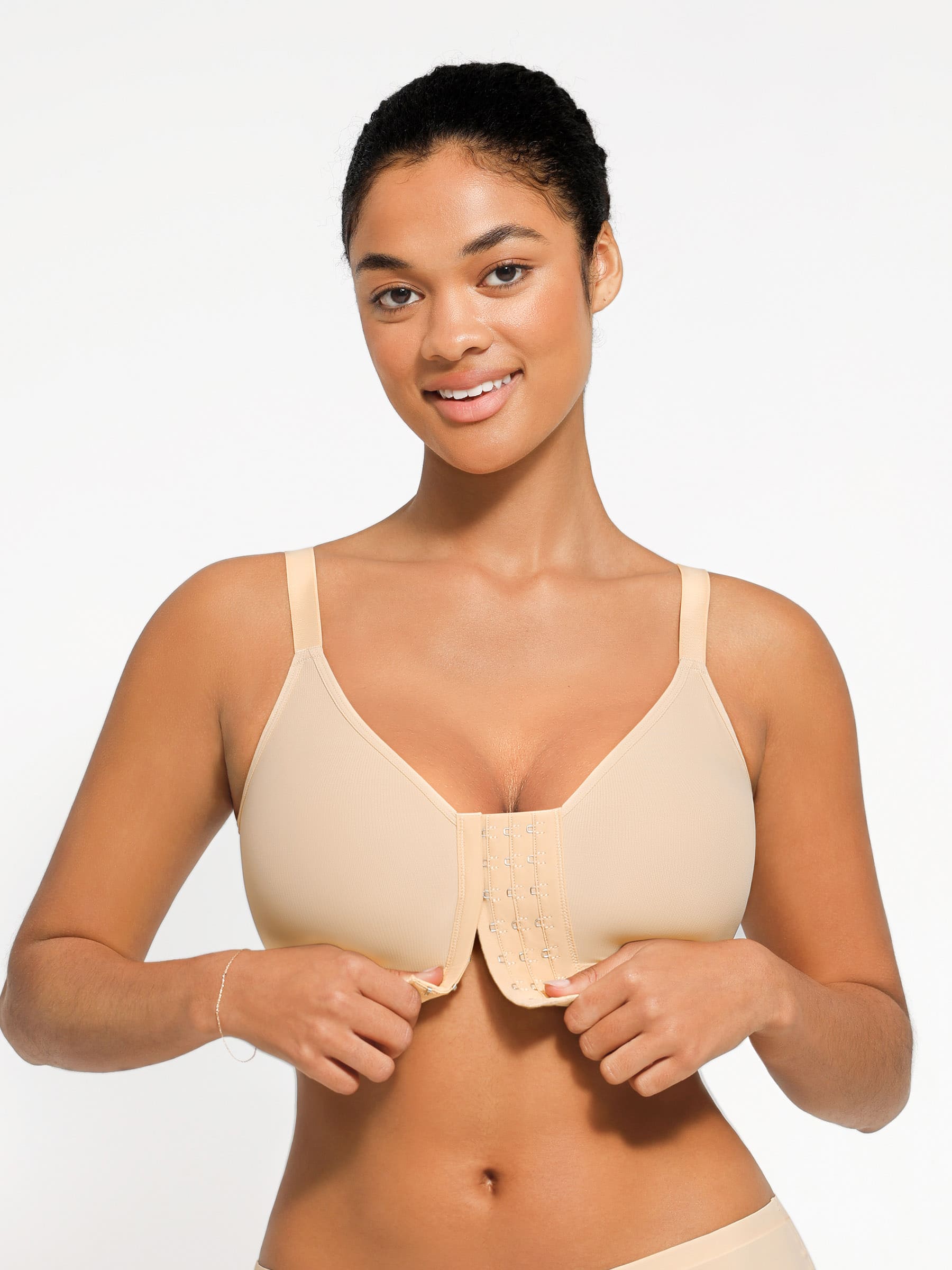 Feelingirl Full Coverage Front Closure Post-Operation Bra