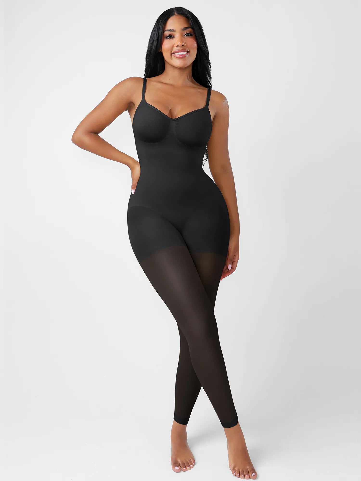 Feelingirl Seamless Full Coverage Shaping Bodysuit