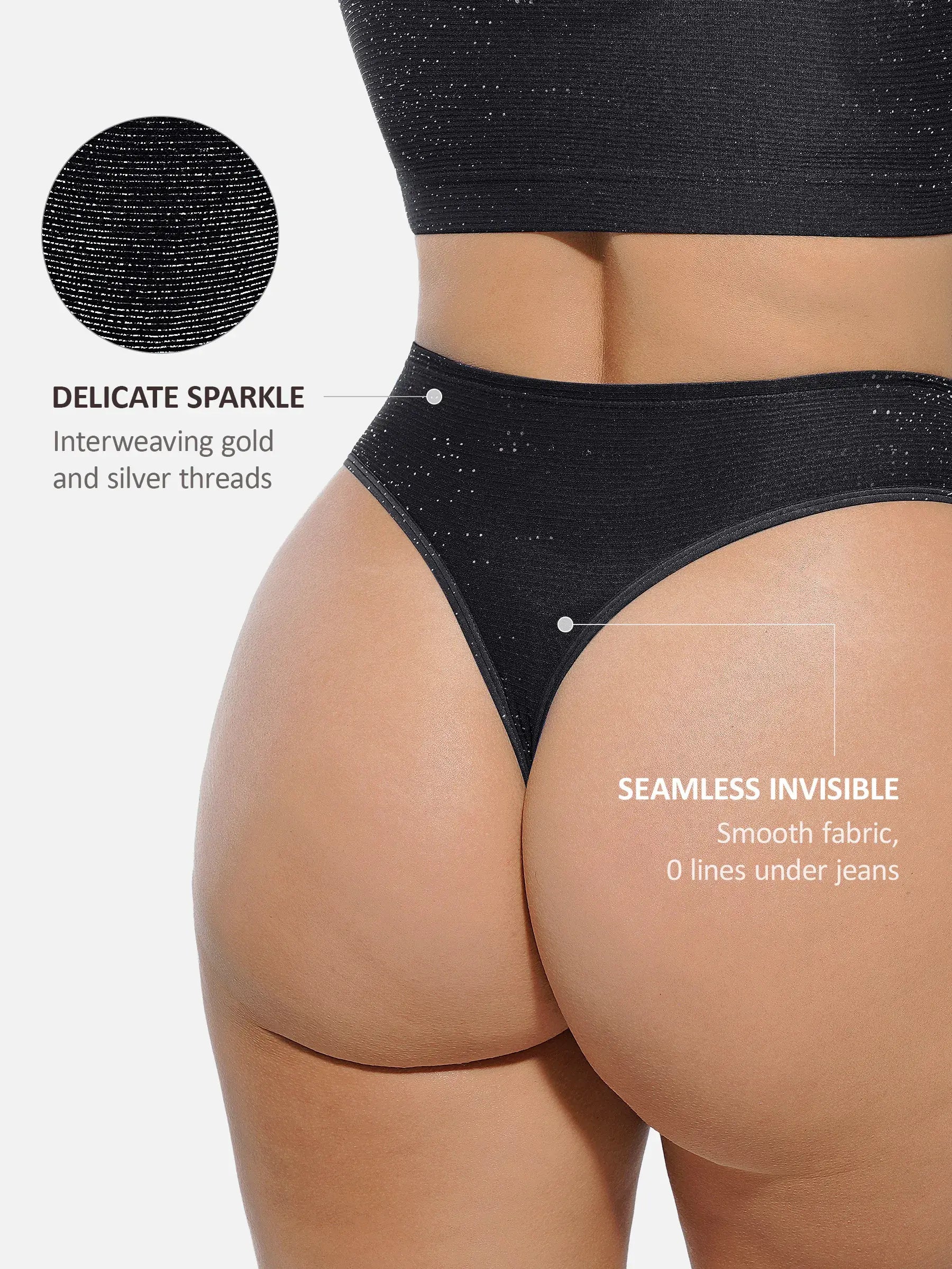 Feelingirl Invisible Shimmer Wireless Comfort Bra & Panty[BOGO]