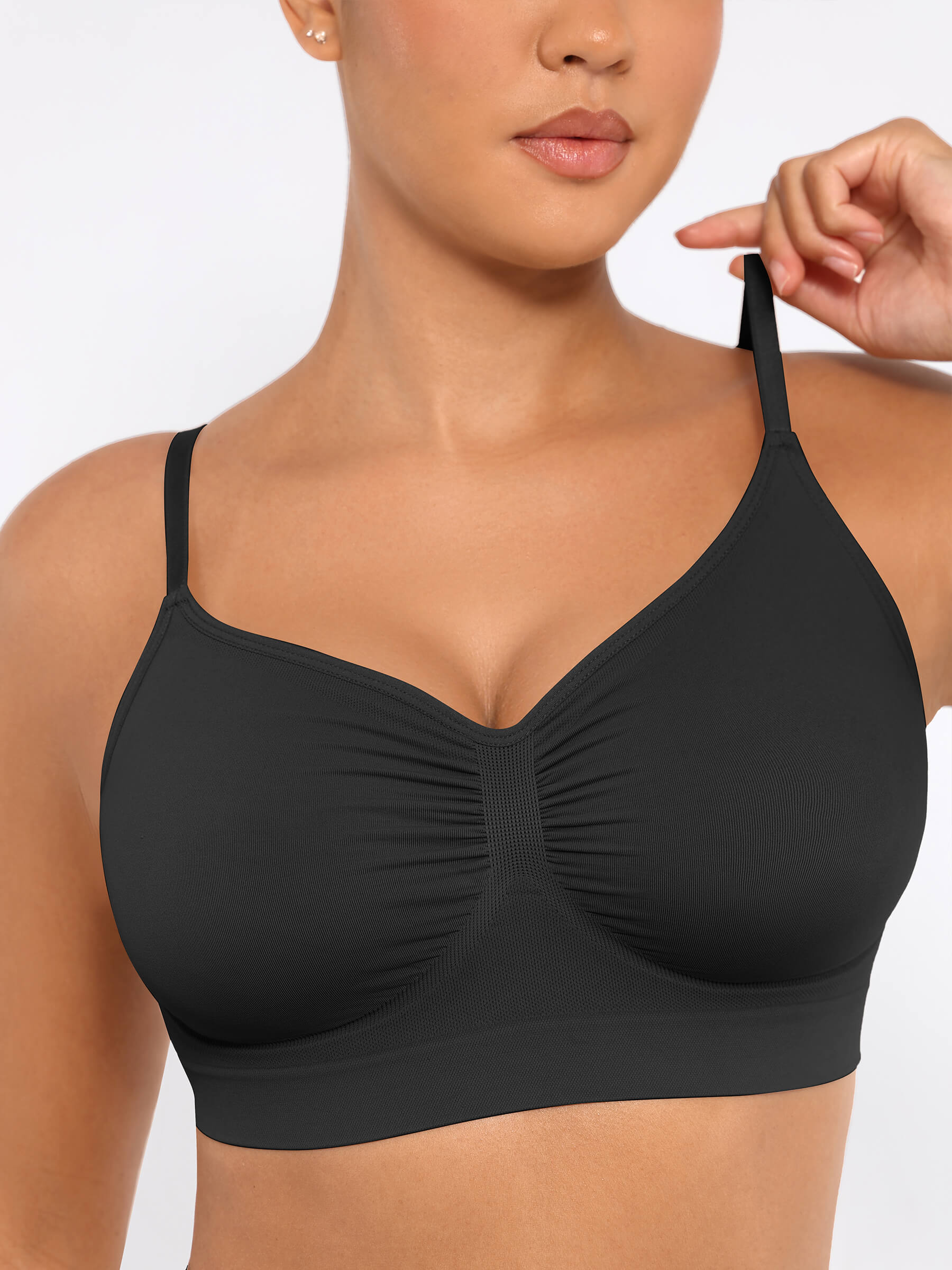 Feelingirl 3-Pack Smooth Seamless Wireless Bra Bundle