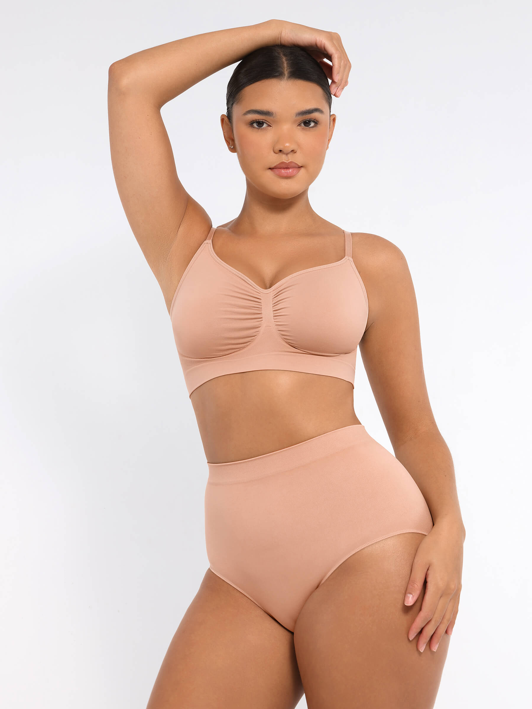 Feelingirl 3-Pack Smooth Seamless Wireless Bra Bundle