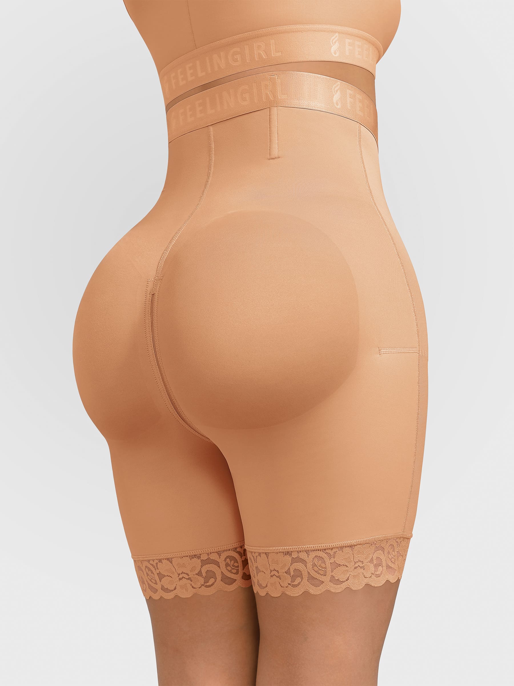 Feelingirl Steel-Boned High-Waist Shaper