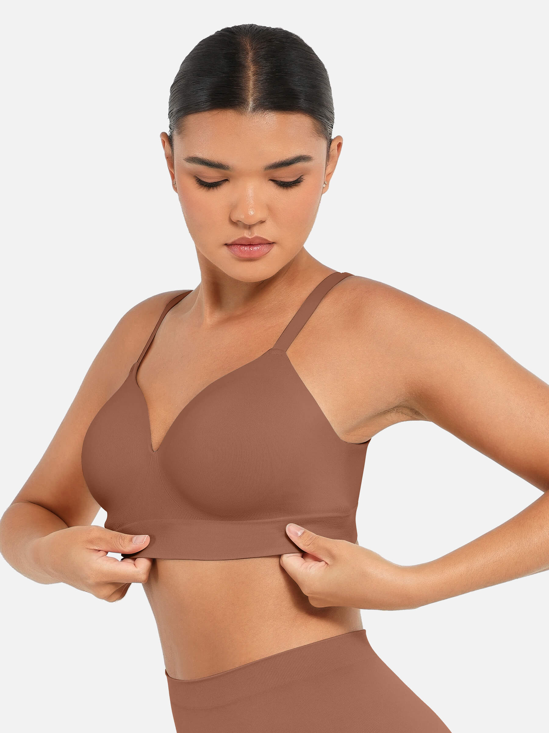 Feelingirl Wireless Push-Up Comfort Full Coverage Bra [BOGO]