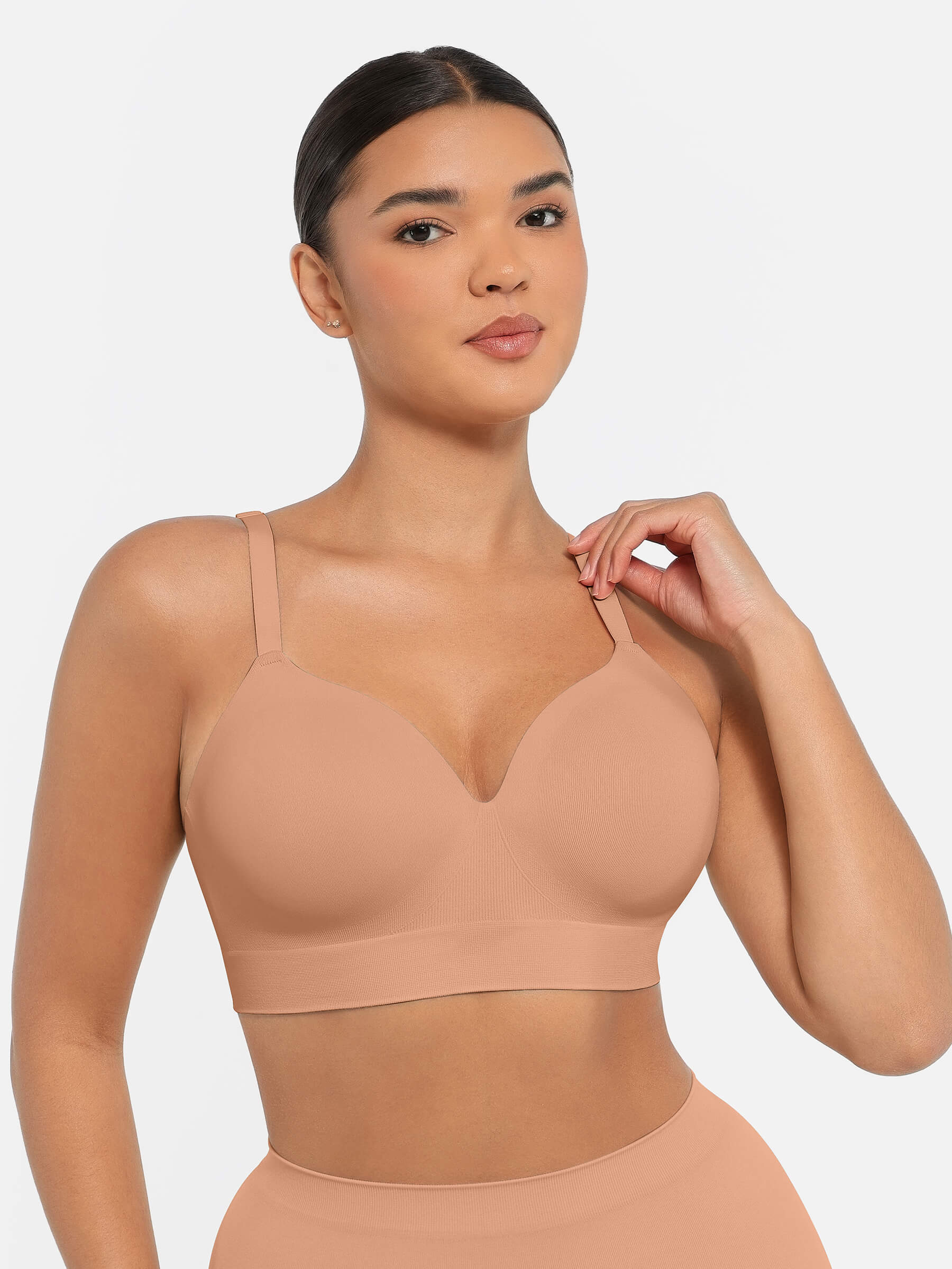 Feelingirl Seamless Shaper Dress + Push-Up Seamless Bra