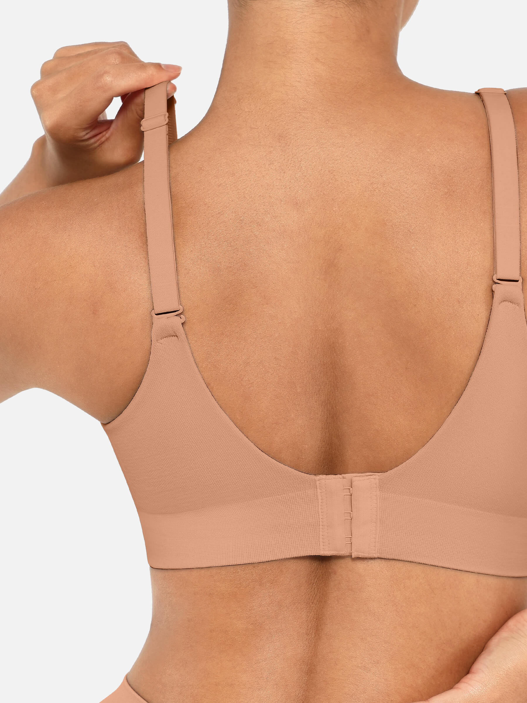 Feelingirl Full Coverage Wireless Bra + Push-Up Seamless Bra