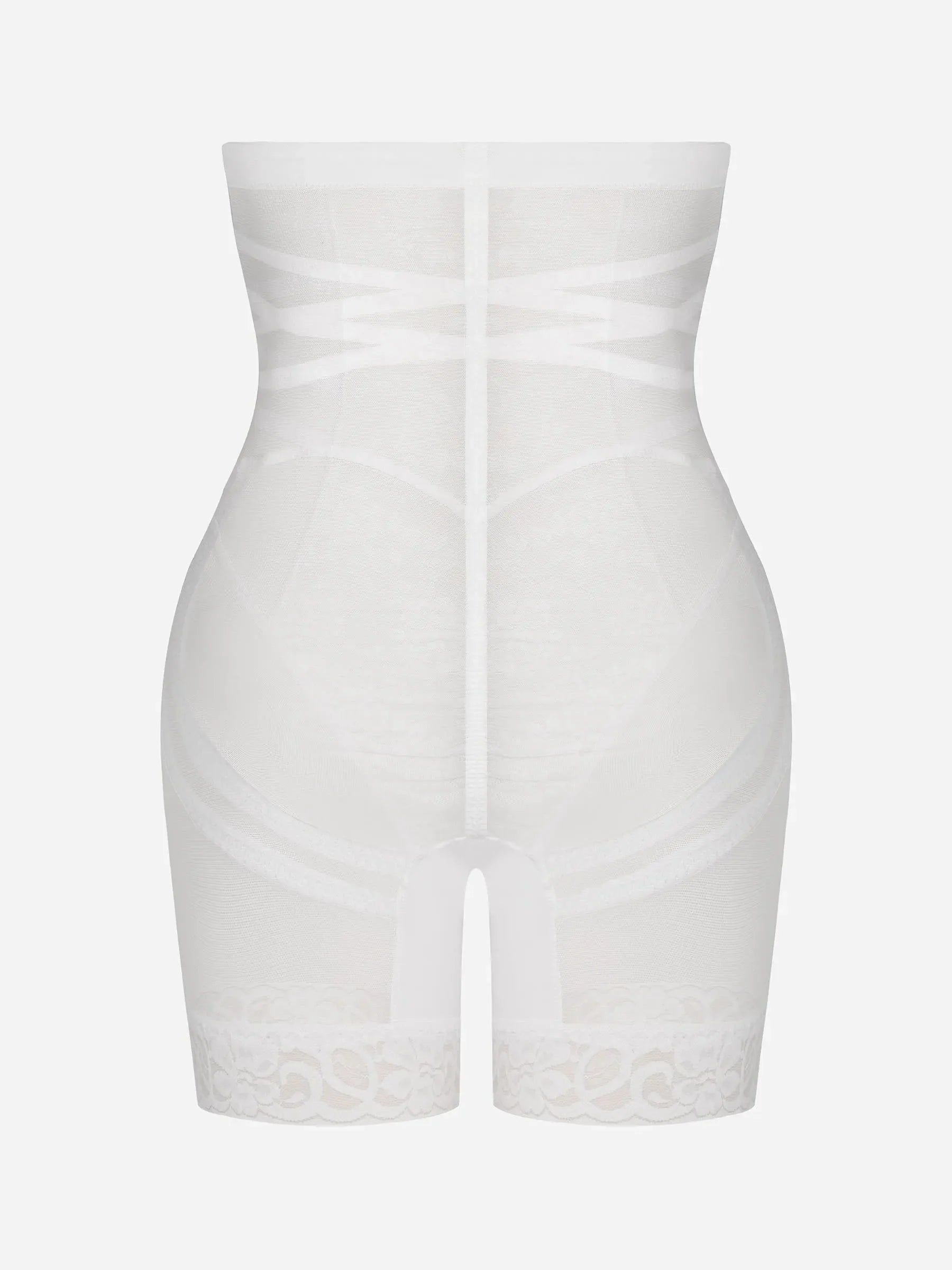 Feelingirl Patterned Lace Breathable Shapewear Shorts