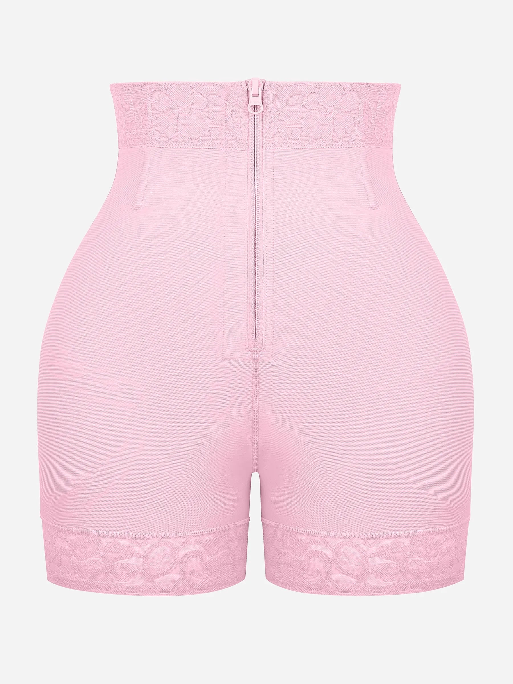 Feelingirl Tummy Control Shaping Shorts Butt Lifter with Clasps and Zipper