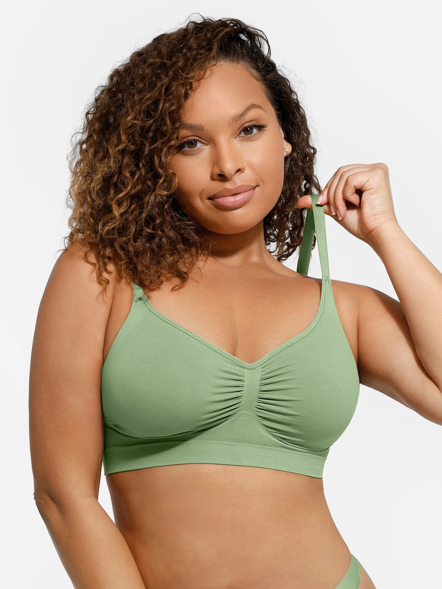 Feelingirl Comfort Wireless Support Seamless Bra