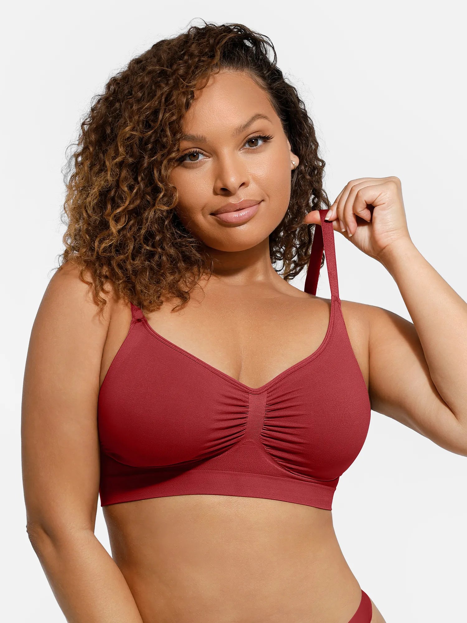 Feelingirl Comfort Wireless Support Seamless Bra