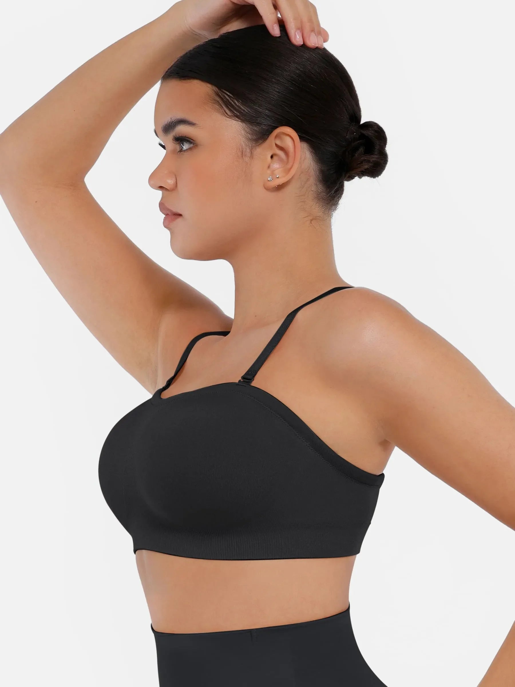 Feelingirl Seamless Strapless Anti-Slip Bra With Removable Pads