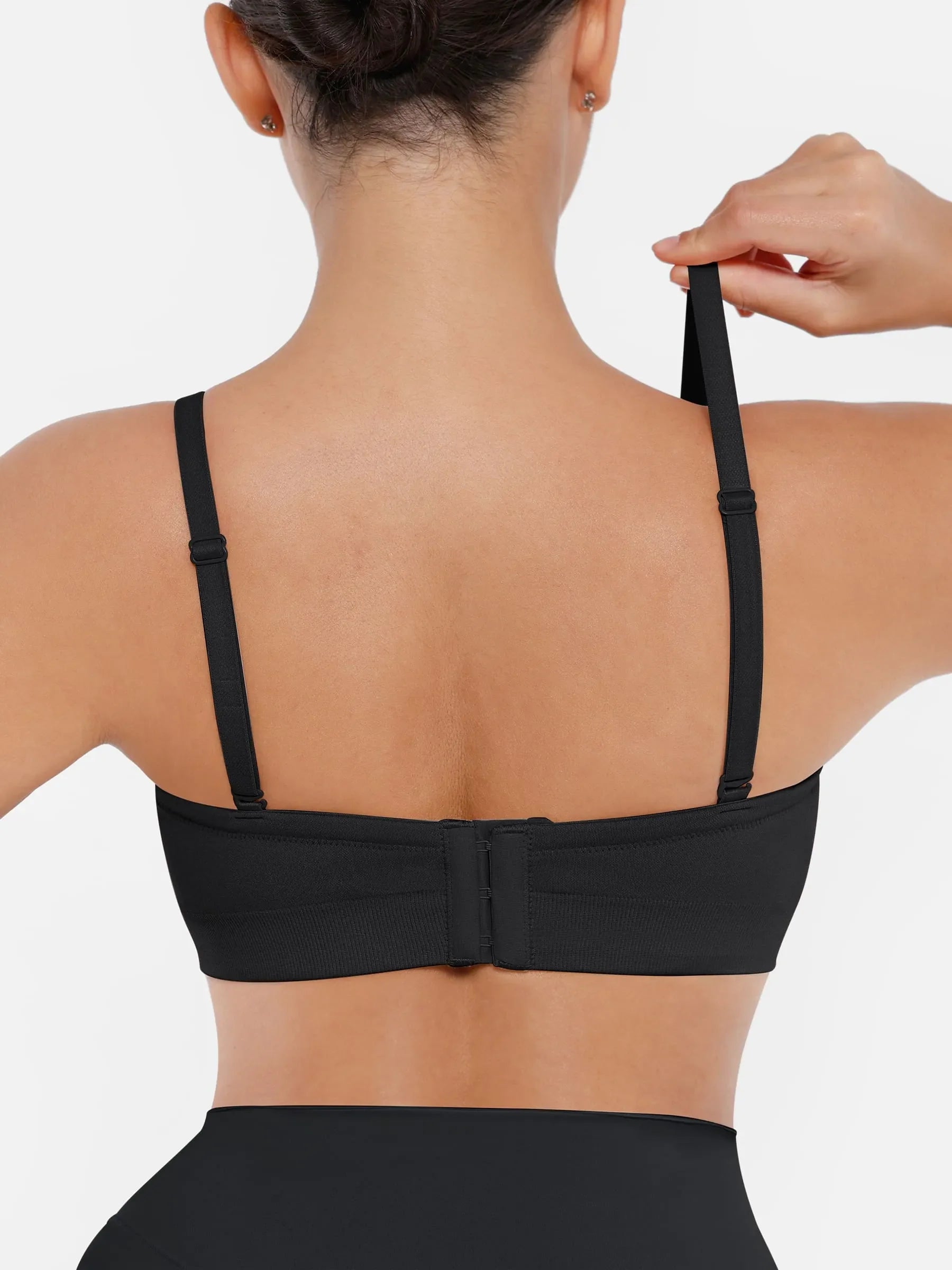 Feelingirl Seamless Strapless Anti-Slip Bra With Removable Pads