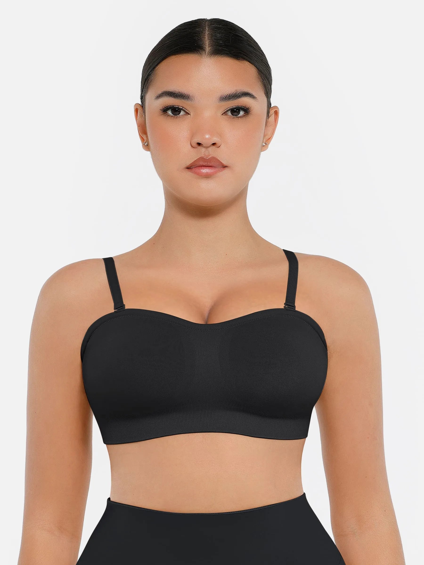 Feelingirl Seamless Strapless Anti-Slip Bra With Removable Pads