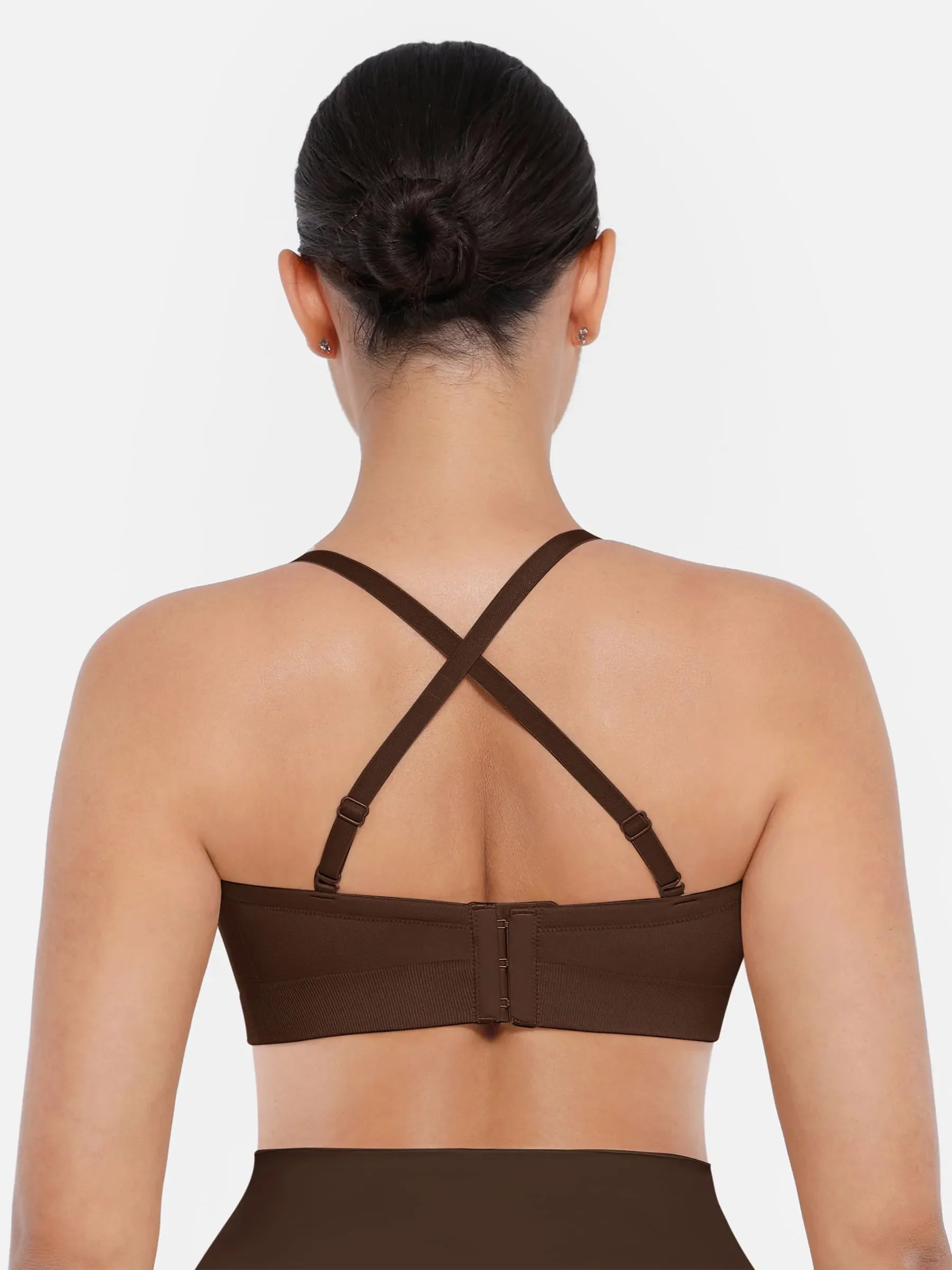 Feelingirl Seamless Strapless Anti-Slip Bra With Removable Pads