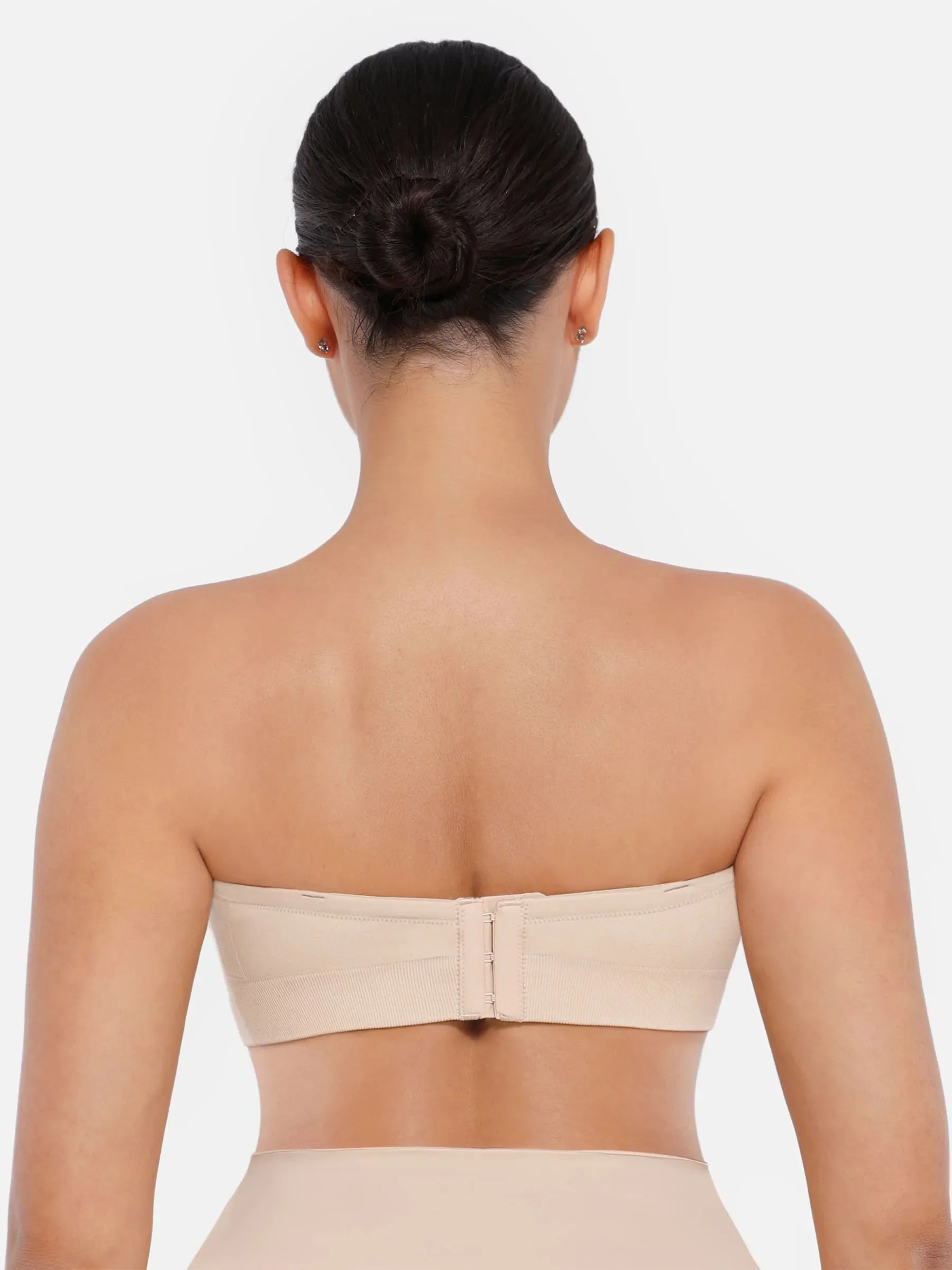 Feelingirl Seamless Strapless Anti-Slip Bra With Removable Pads