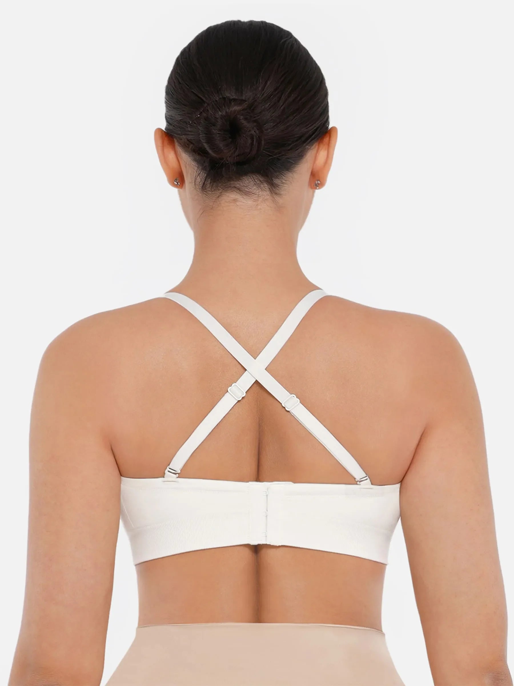 Feelingirl Seamless Strapless Anti-Slip Bra With Removable Pads