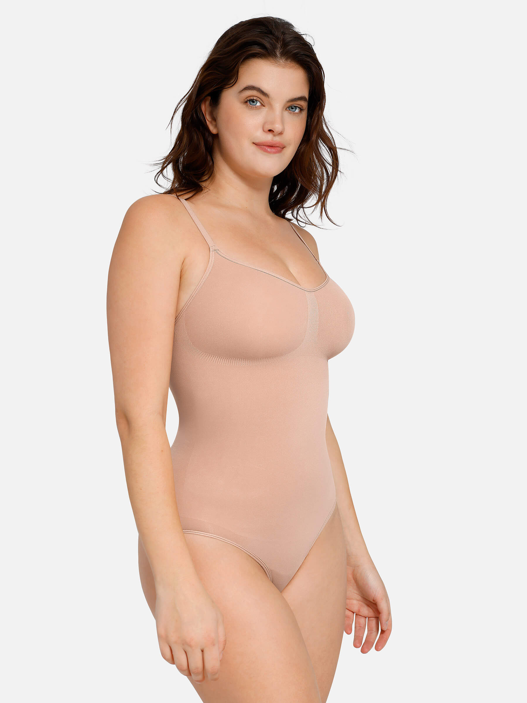 Feelingirl Everyday Wear Seamless Thong Bodysuit