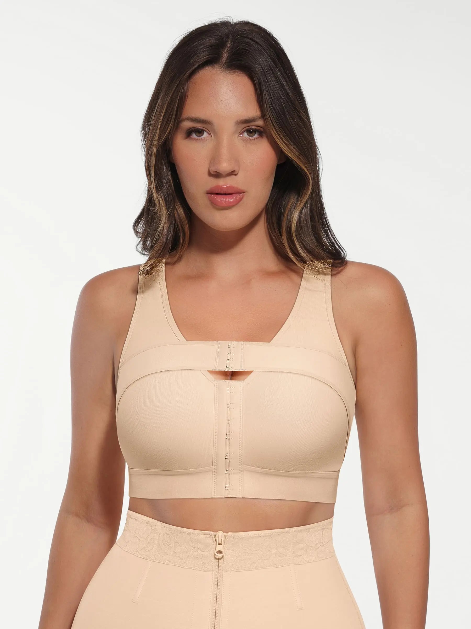 Divinegirl Post-Surgical Full Coverage Bra With Support Band
