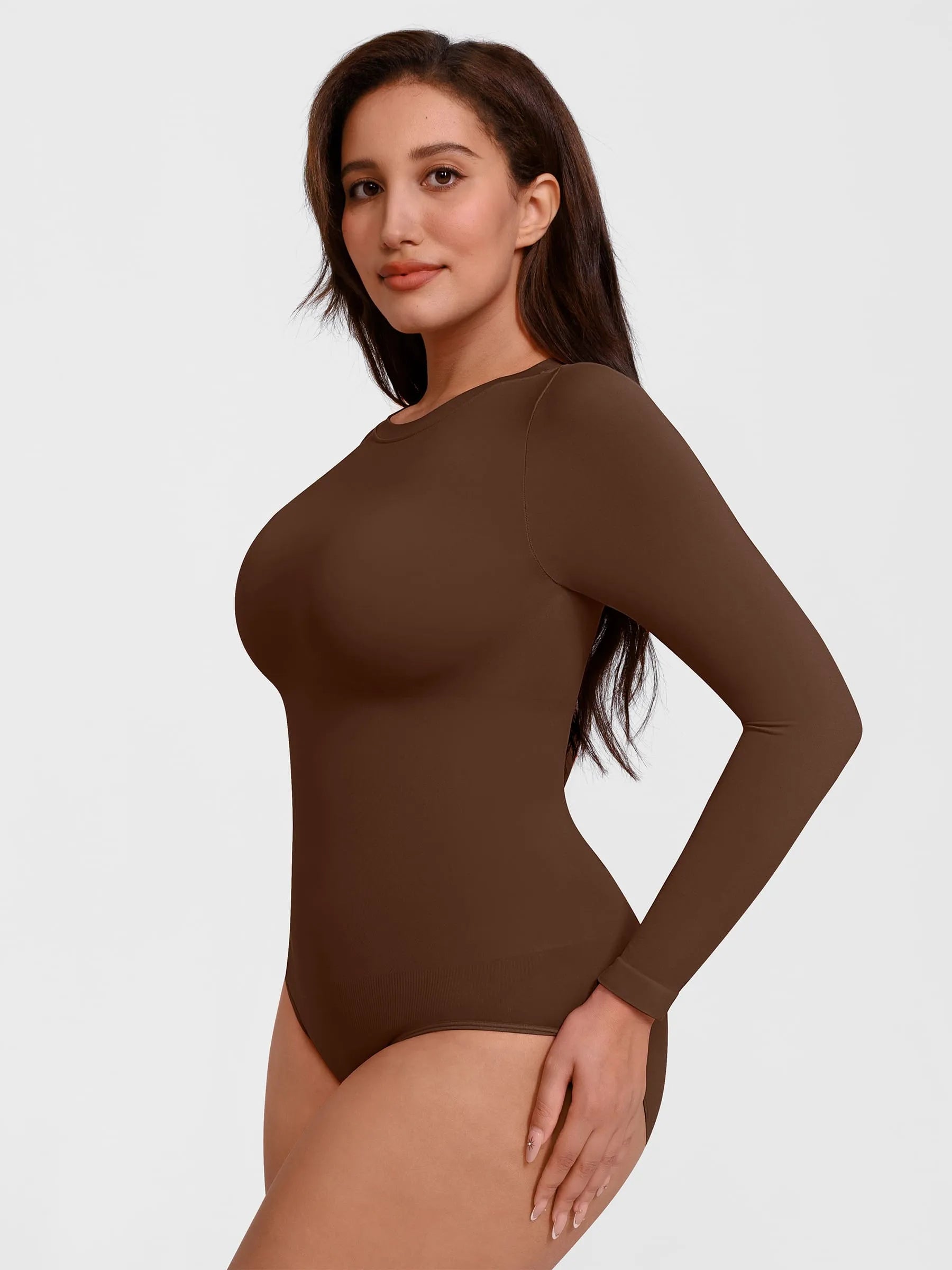 Feelingirl Seamless Crew Neck Bodysuit