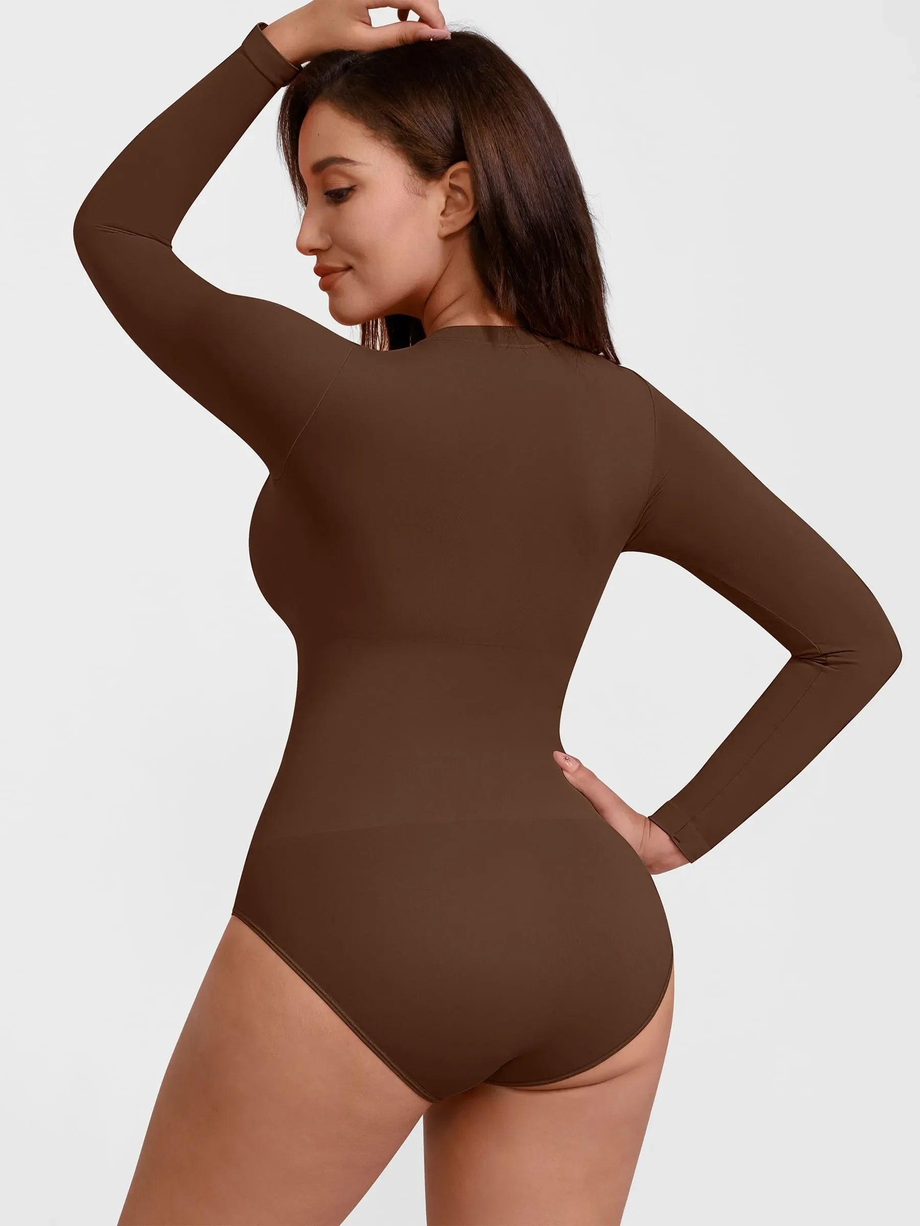 Feelingirl Seamless Crew Neck Bodysuit