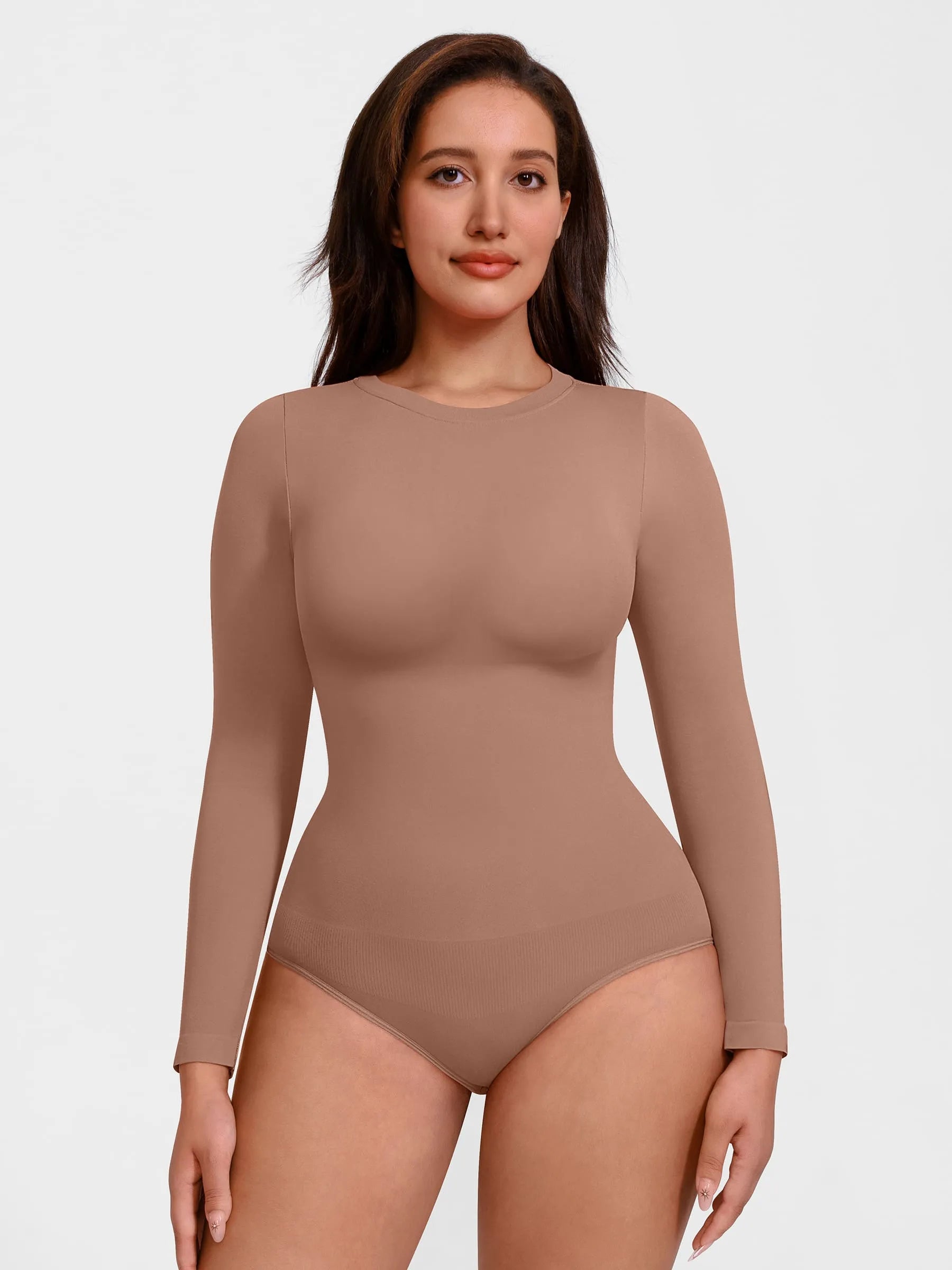 Feelingirl Seamless Crew Neck Bodysuit