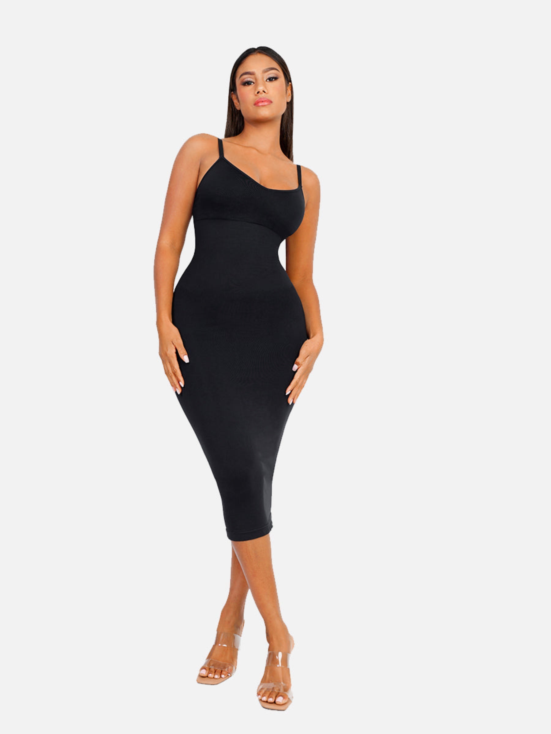 Feelingirl Seamless Midi Body Shaper Dress